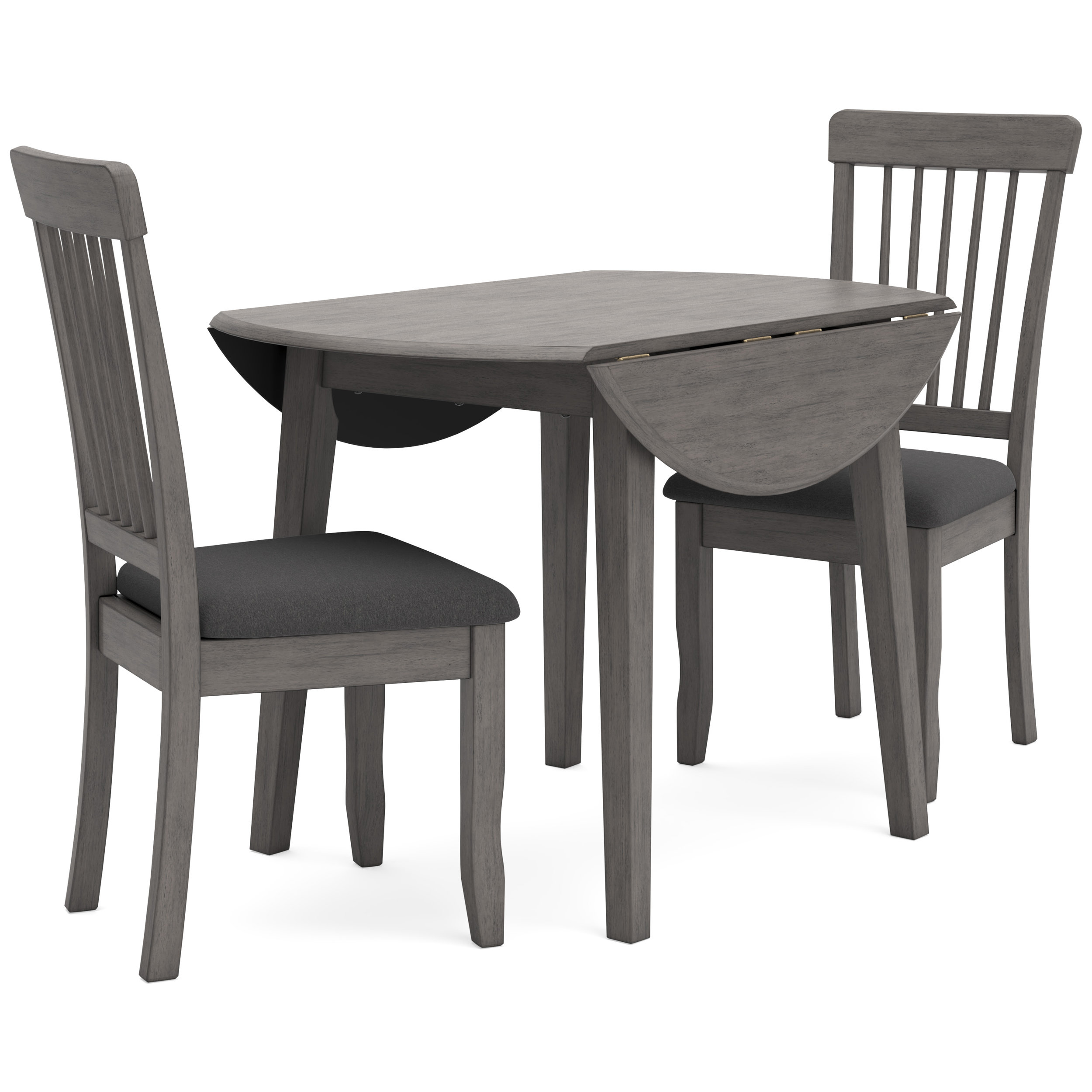 Shullden Modern Spindle-Back Dining Side Chair | Gray Finish