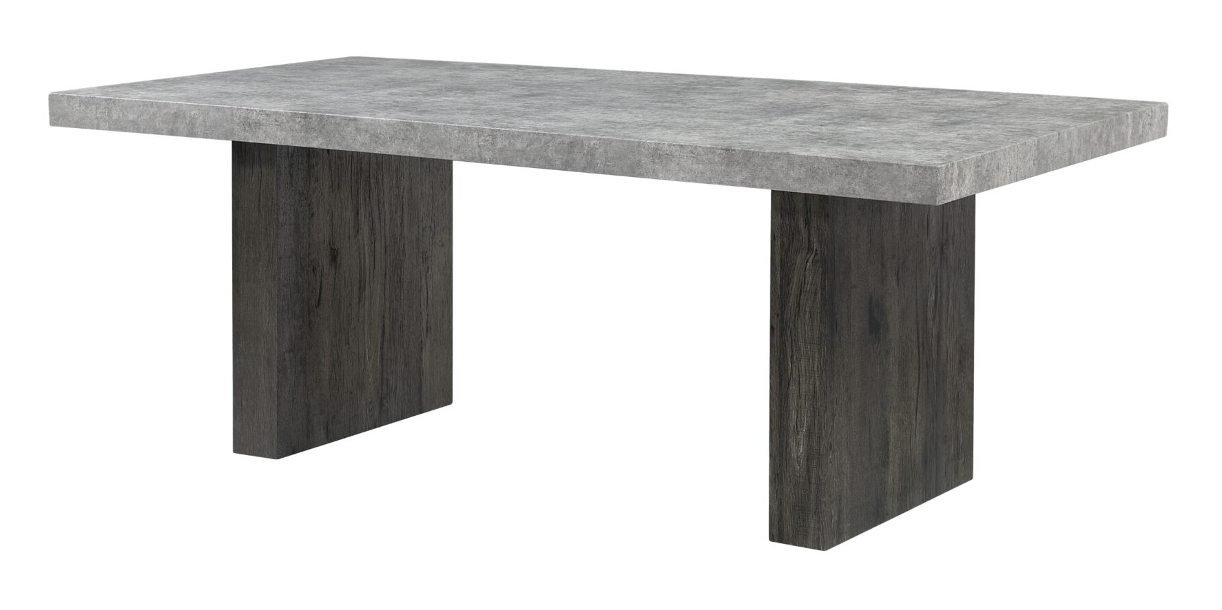 D2410 Faux Marble Rectangular Dining Room Set with D86 Chairs