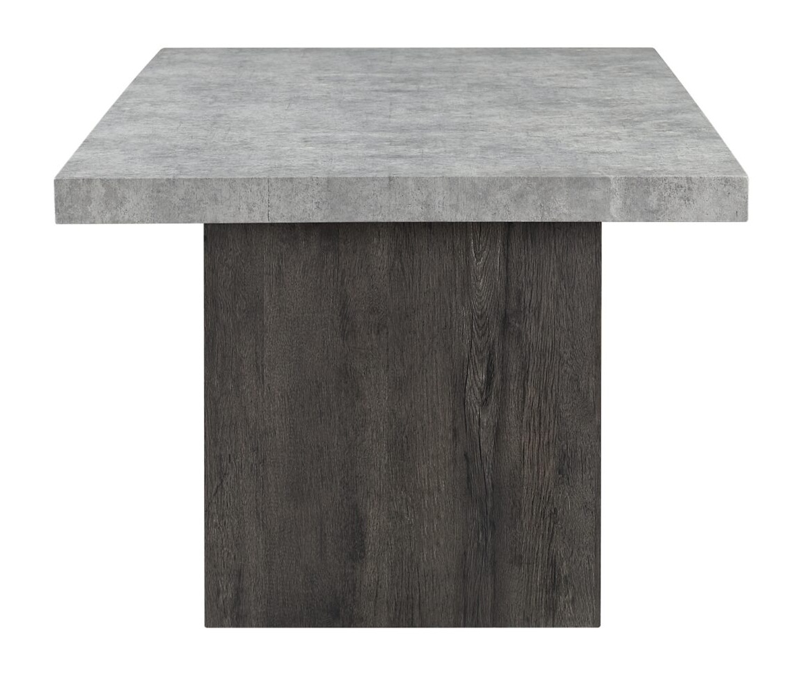 D2410 Faux Marble Rectangular Dining Room Set with D86 Chairs