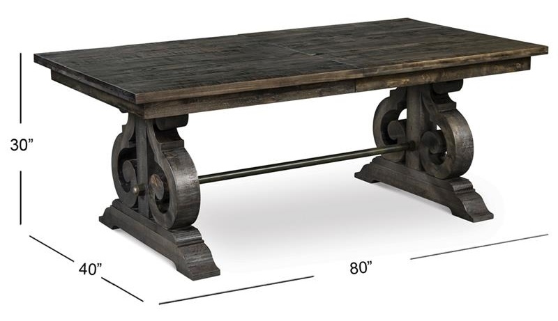 SM Bellamy Wood Extendable Dining Table