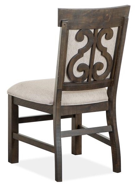 SM Bellamy Fabric/Wood Dining Side Chair