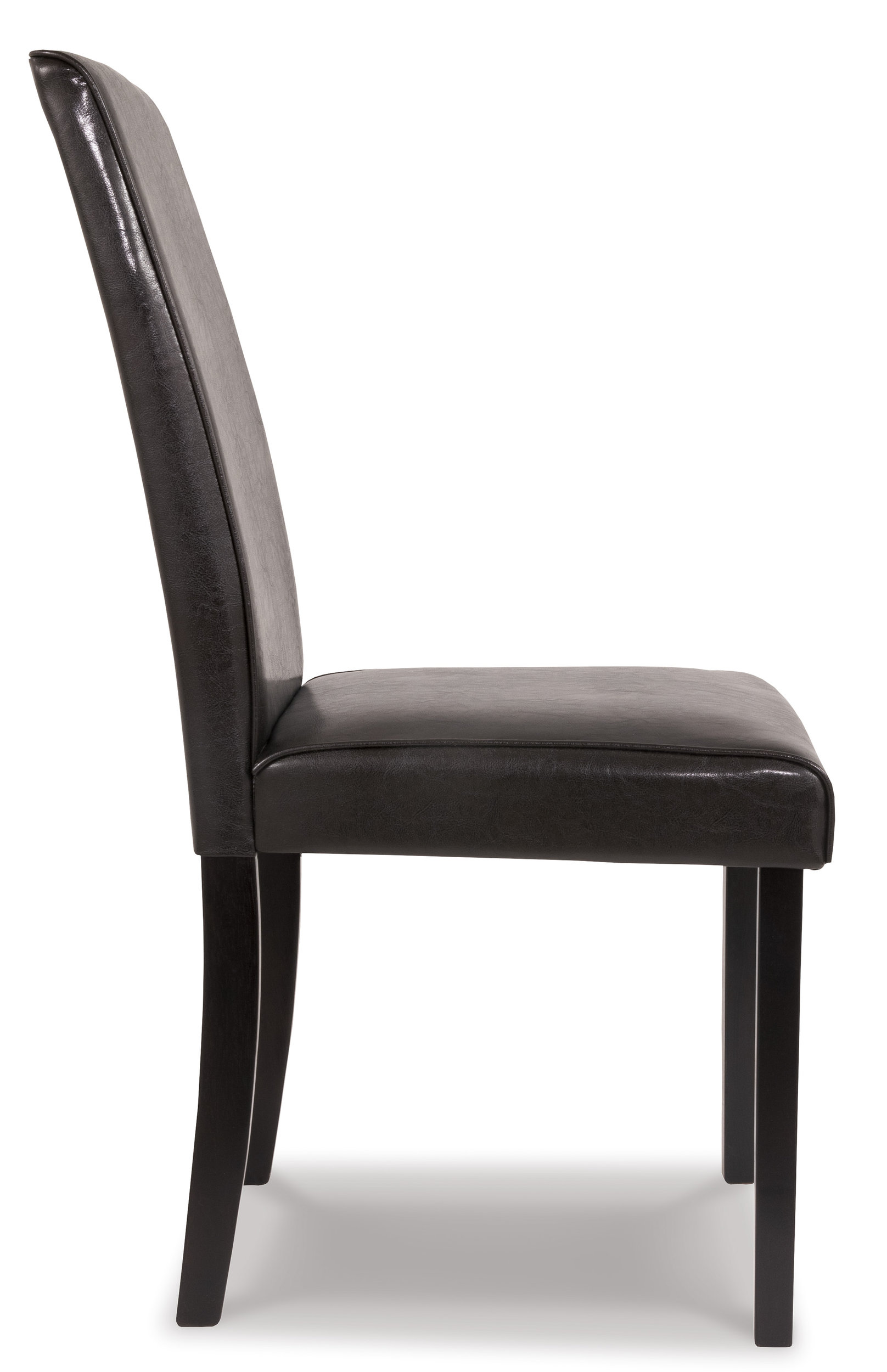 Kimonte Modern Faux Leather Dining Side Chair | Espresso Finish