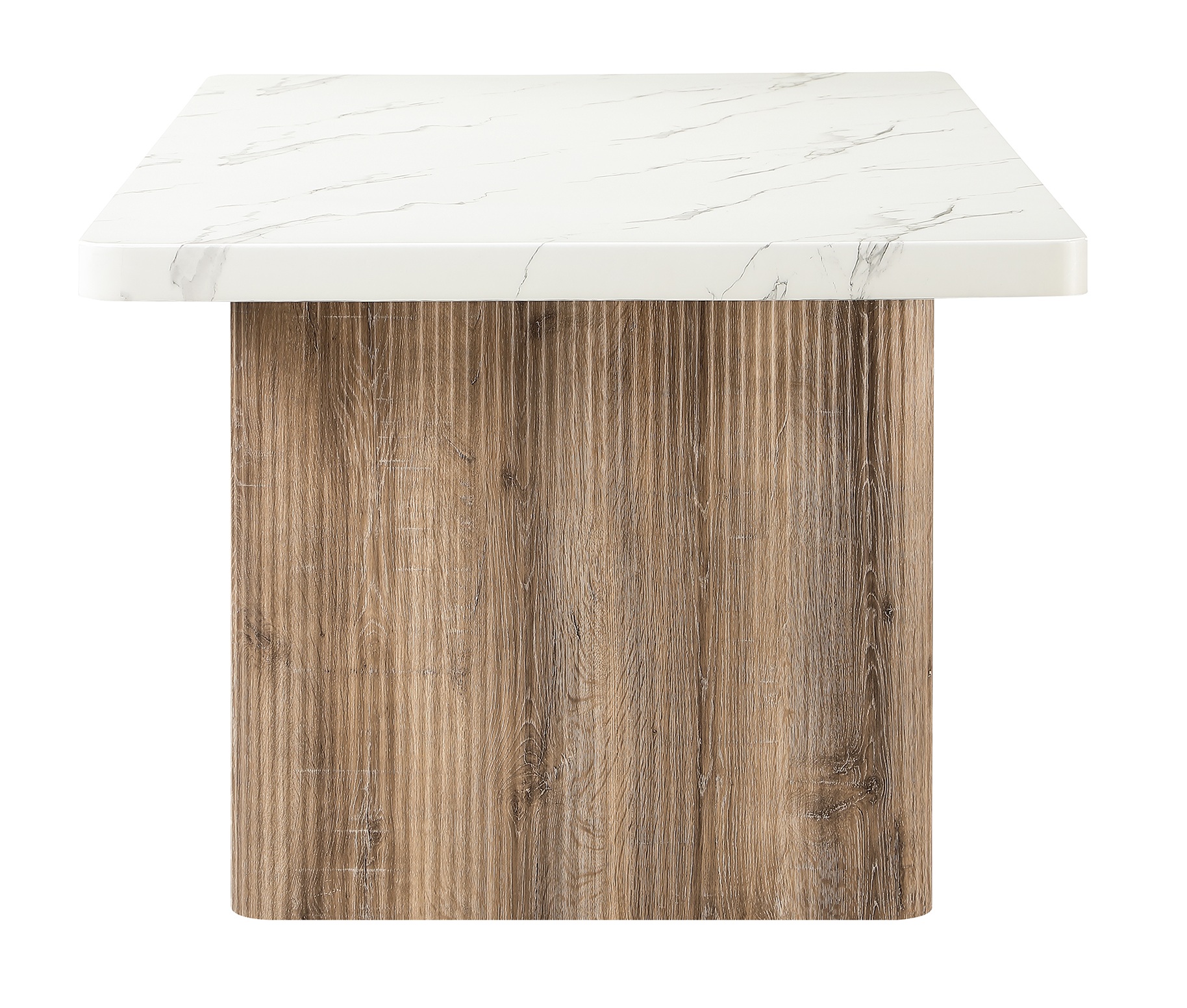 D2504 Faux Marble Rectangular Dining Table