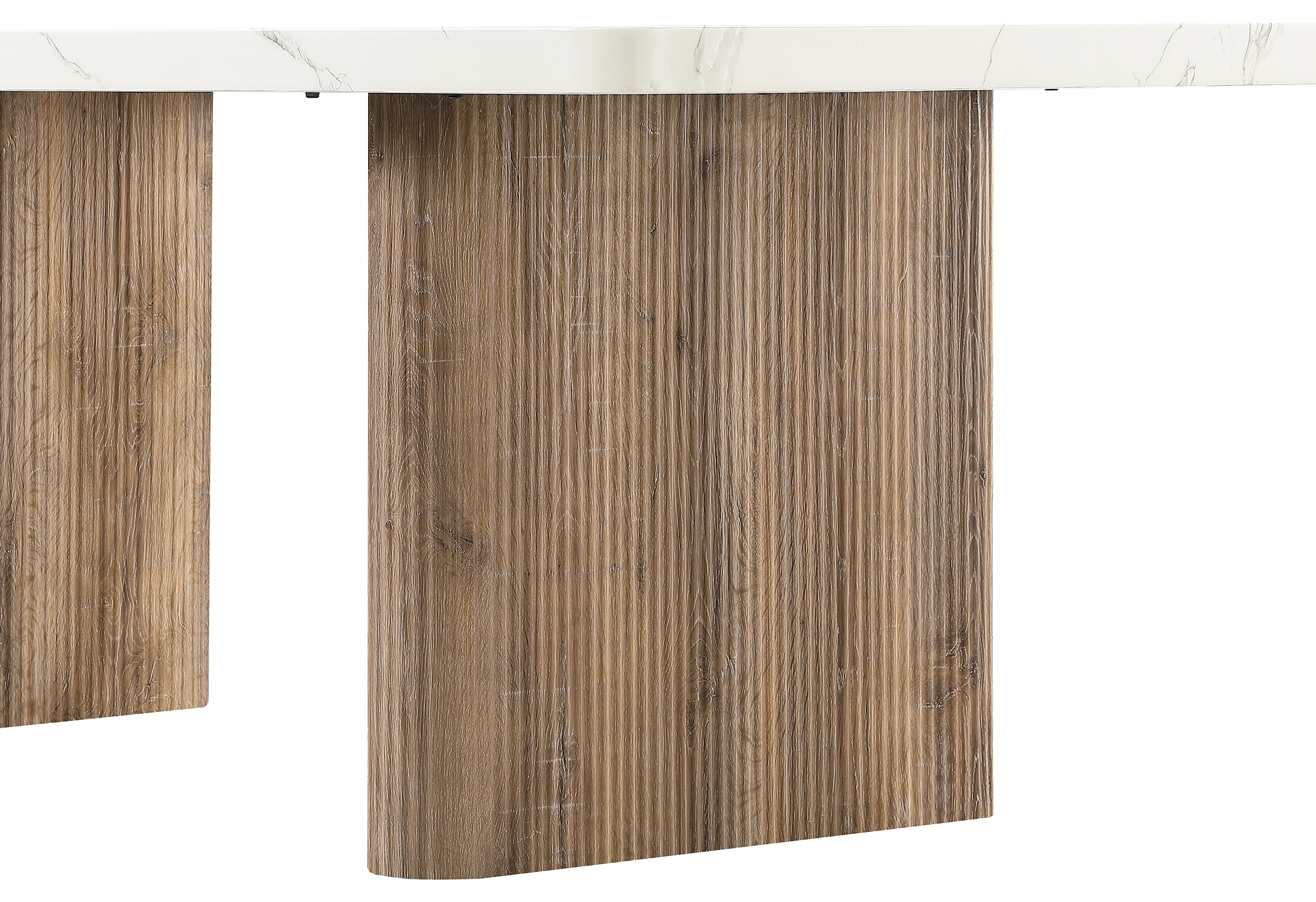 D2504 Faux Marble Rectangular Dining Table