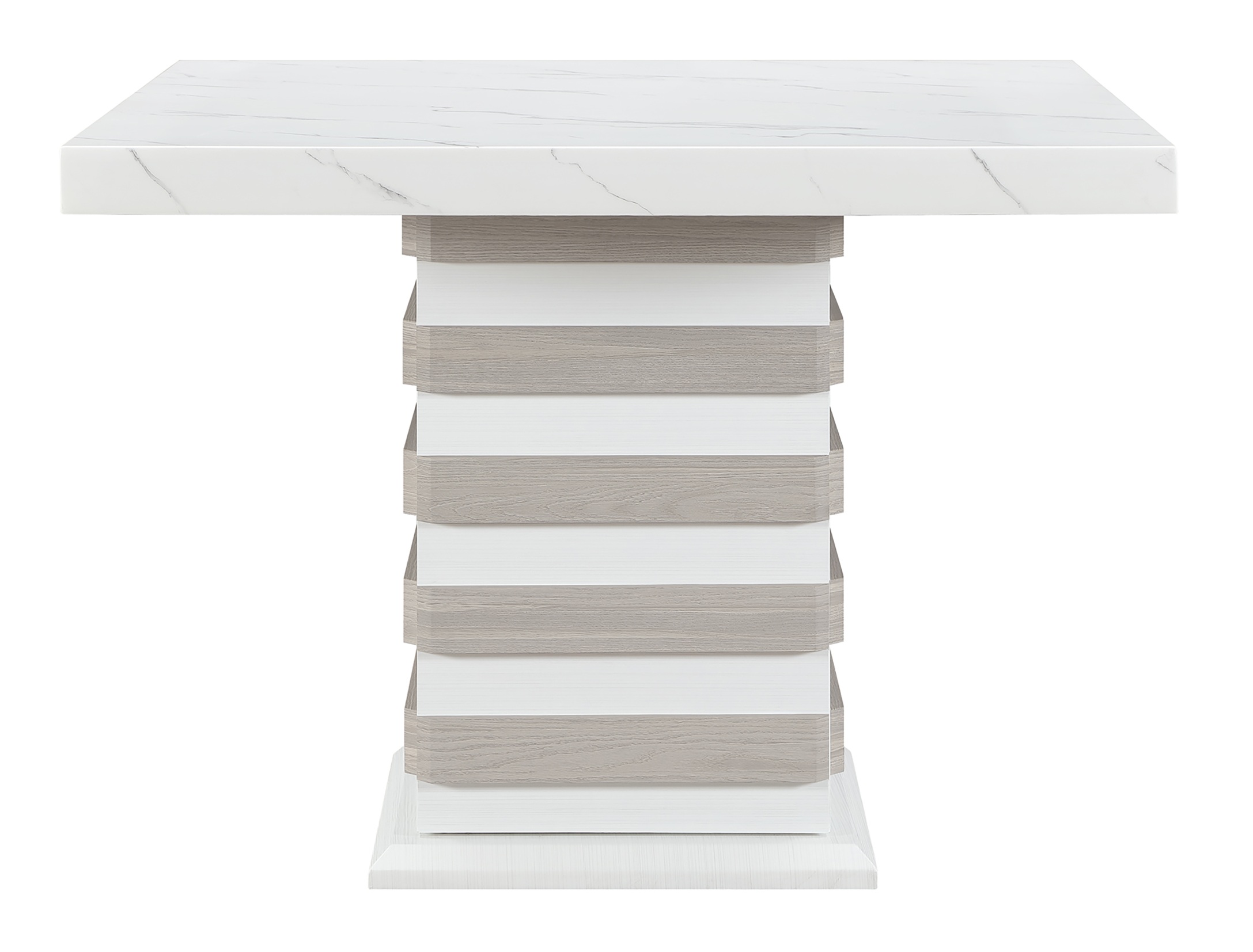 D2507 Faux Marble Square Bar Table