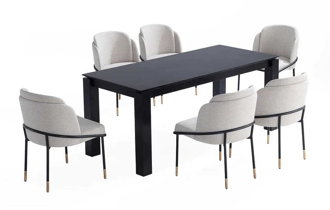 Rockaway 70.86-inch Solid Wood Dining Room Set w/Flor Chairs