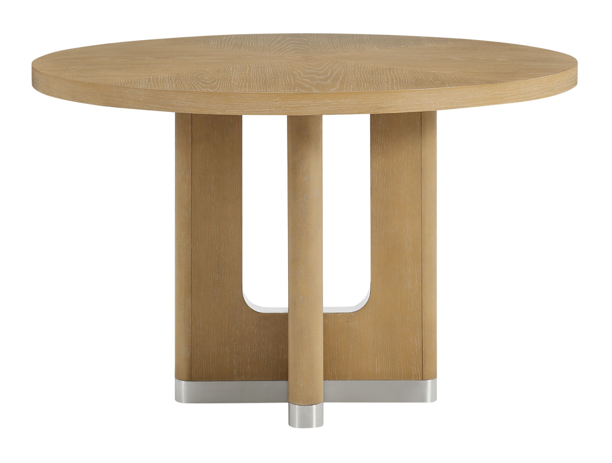 D3124 Wood Veneer Round Dining Room Set with D1248 Chairs
