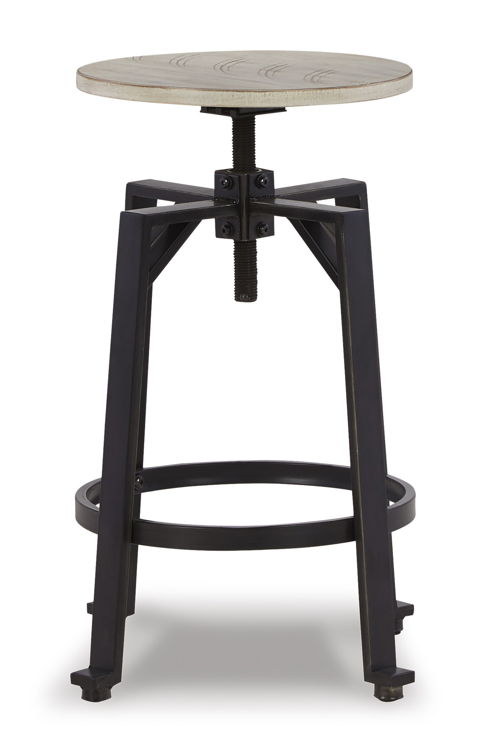 Karisslyn Swivel Stool - Adjustable Metal & Wood | Sohomod