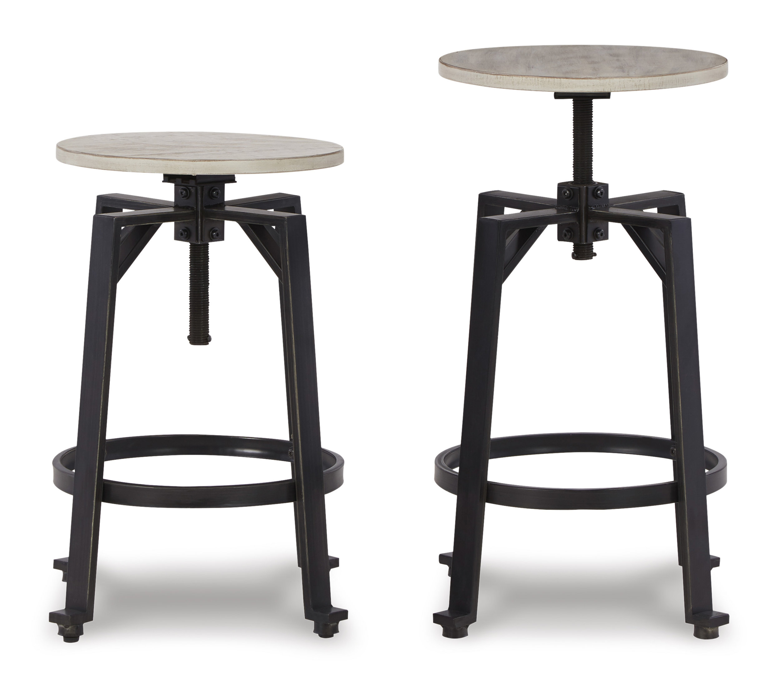 Karisslyn Swivel Stool - Adjustable Metal & Wood | Sohomod