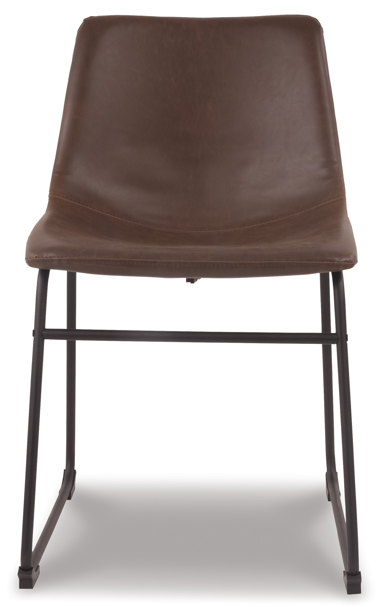 Centiar Mid-Century Dining Chair | Faux Leather & Metal