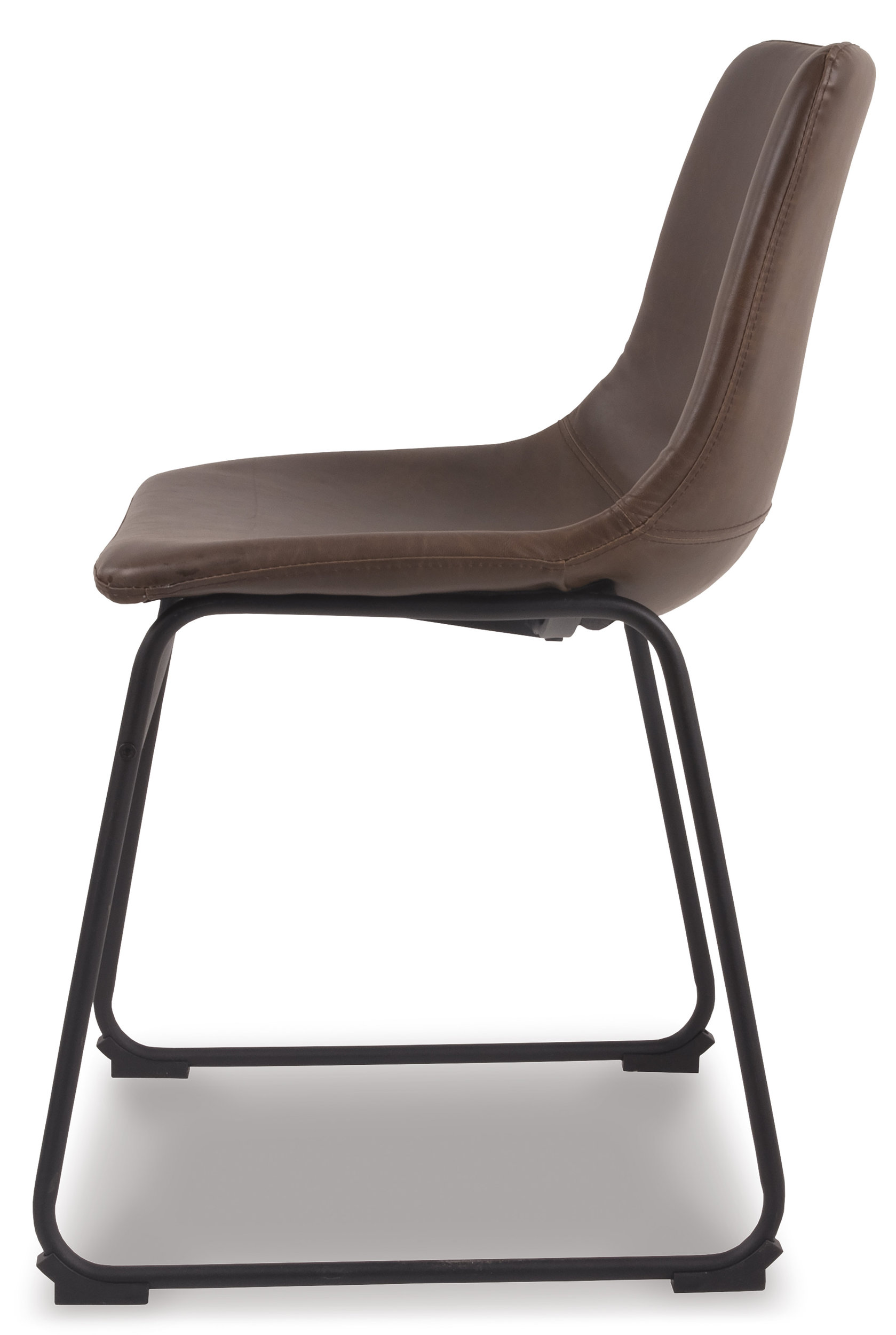 Centiar Mid-Century Dining Chair | Faux Leather & Metal