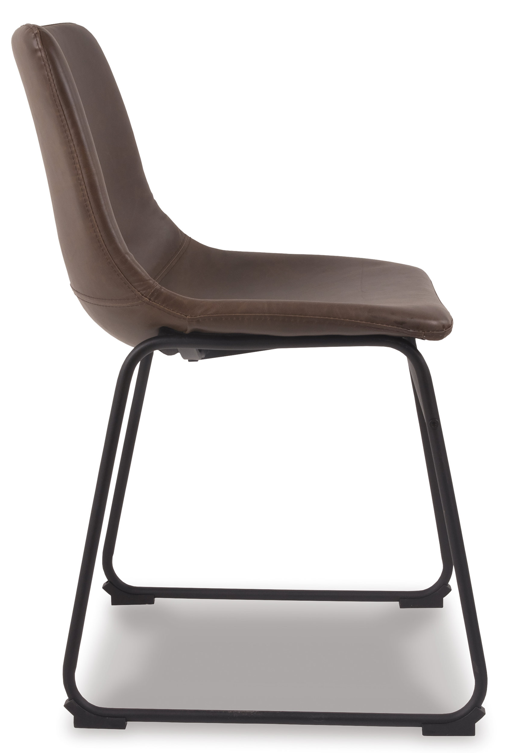 Centiar Mid-Century Dining Chair | Faux Leather & Metal