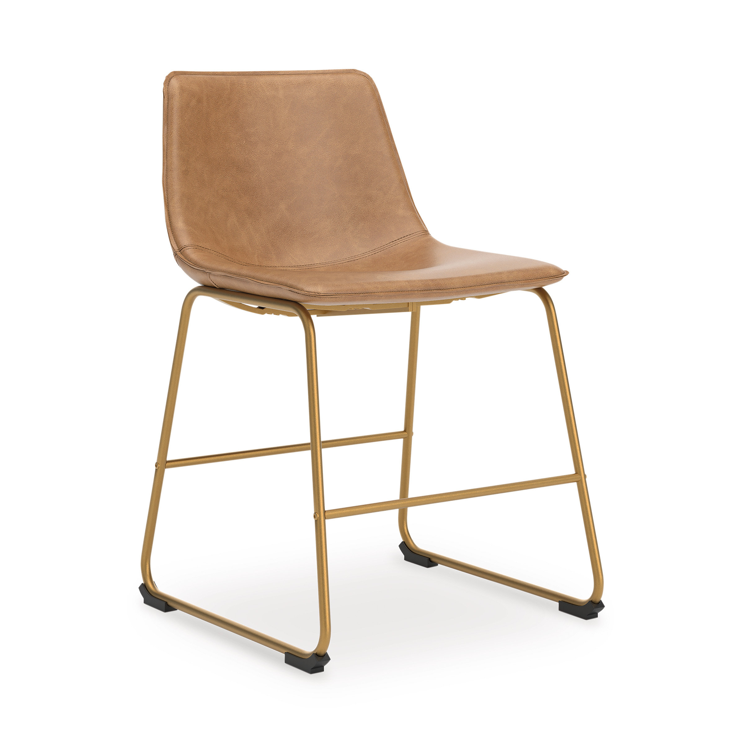 Ciabori Faux Leather Dining Chair | Retro Bucket Seat