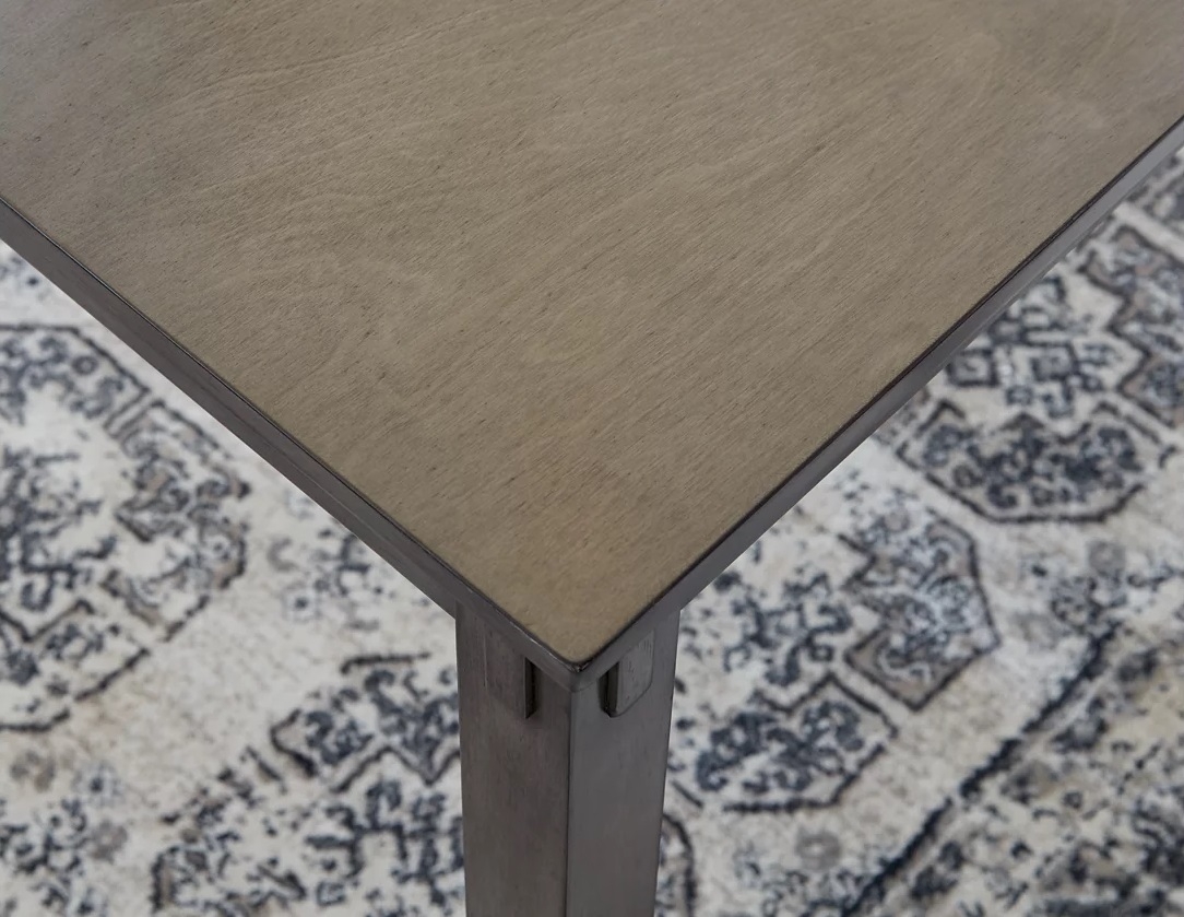 Bridson 5-Piece Polyester/Wood Square Counter Table Set