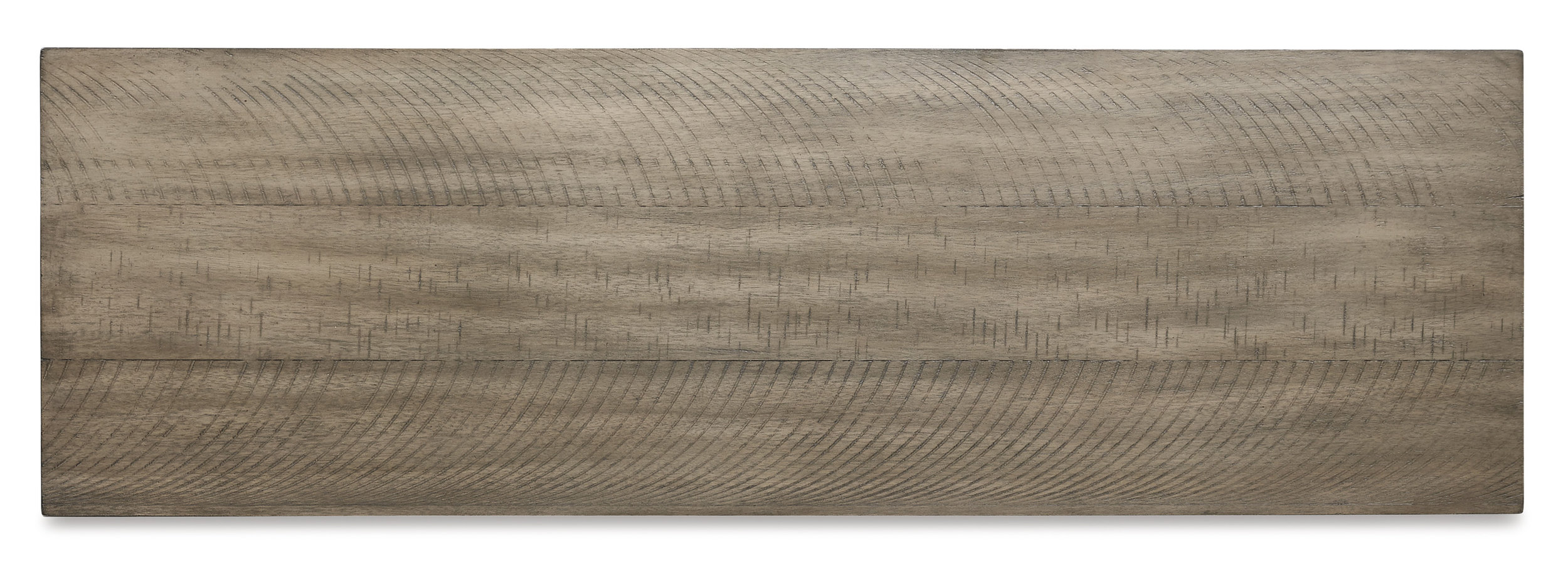 Skempton Wood Storage Bench | White & Light Brown Two-Tone