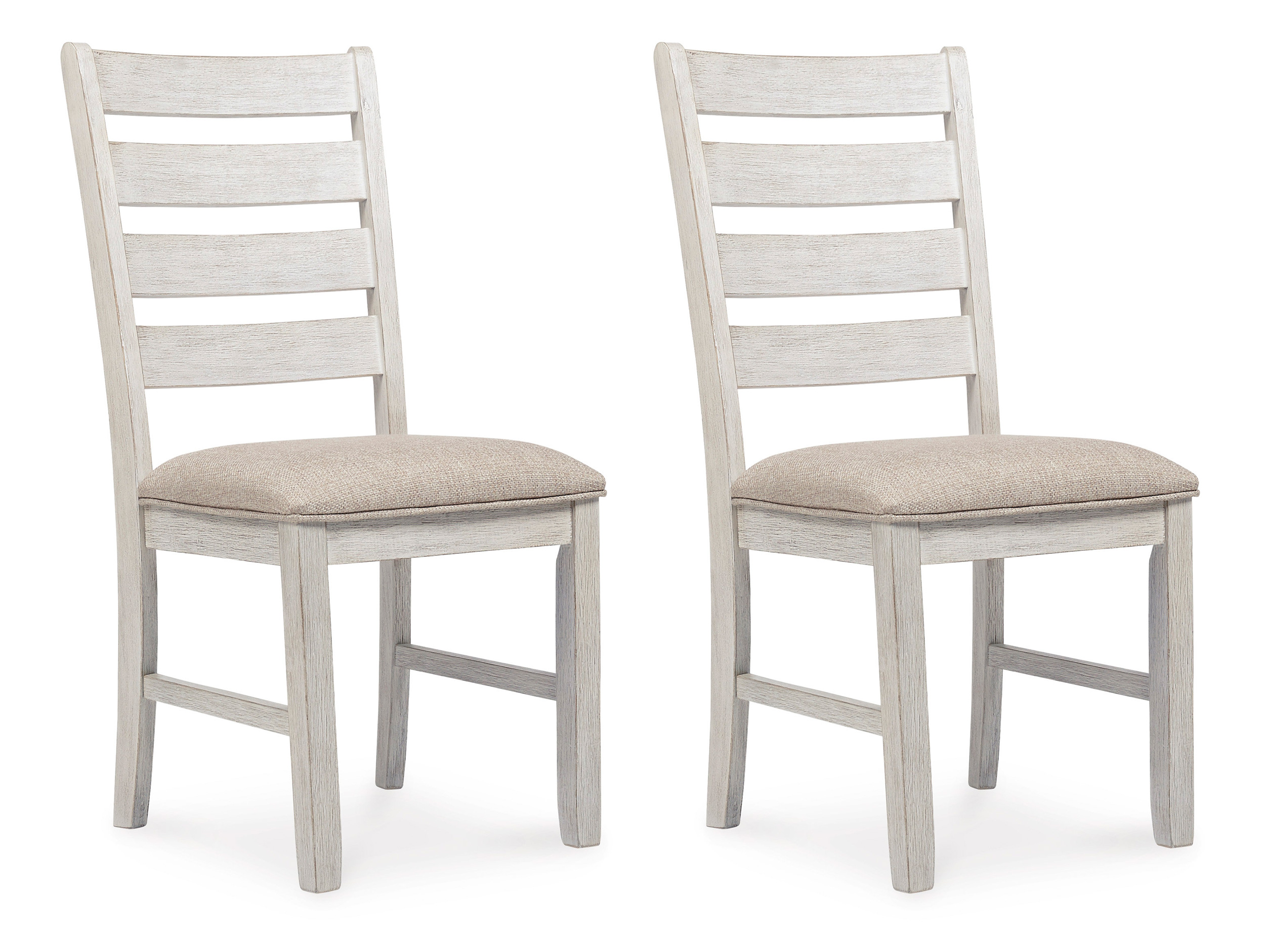 Skempton Rectangular Dining Set - White & Light Brown | Ashley