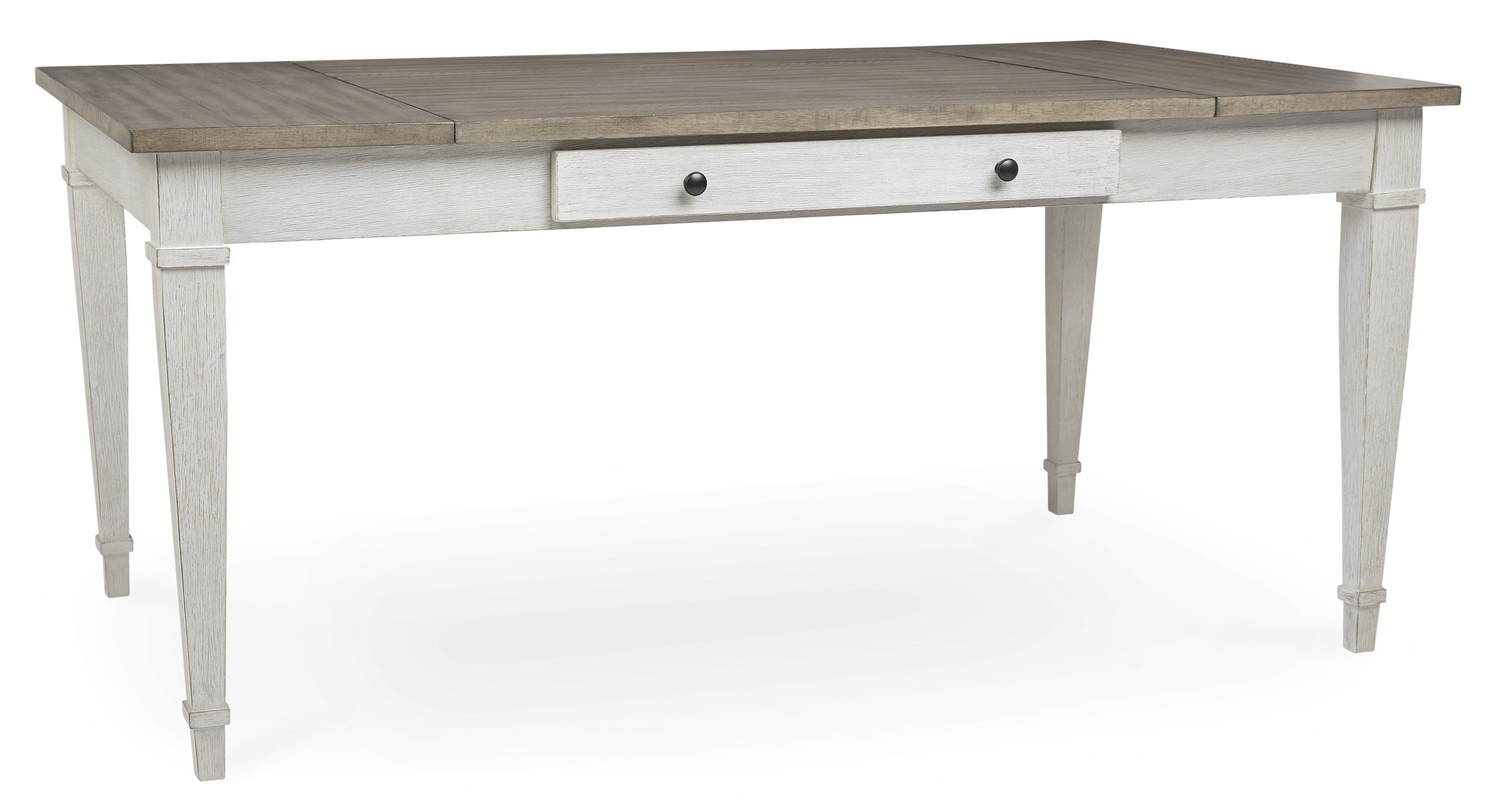 Skempton Rectangular Dining Set - White & Light Brown | Ashley