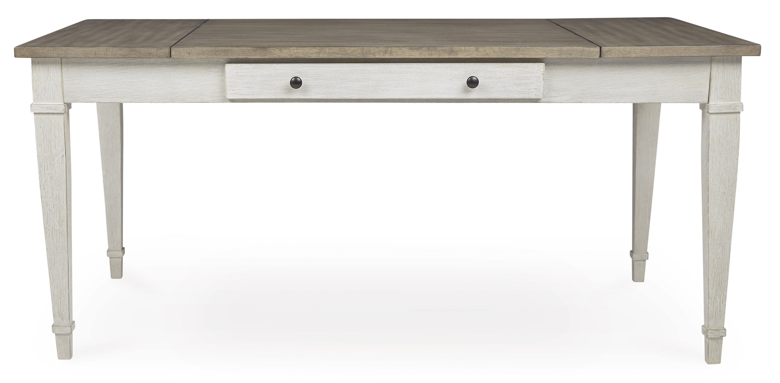 Skempton Rectangular Wood Dining Table with Storage | Ashley