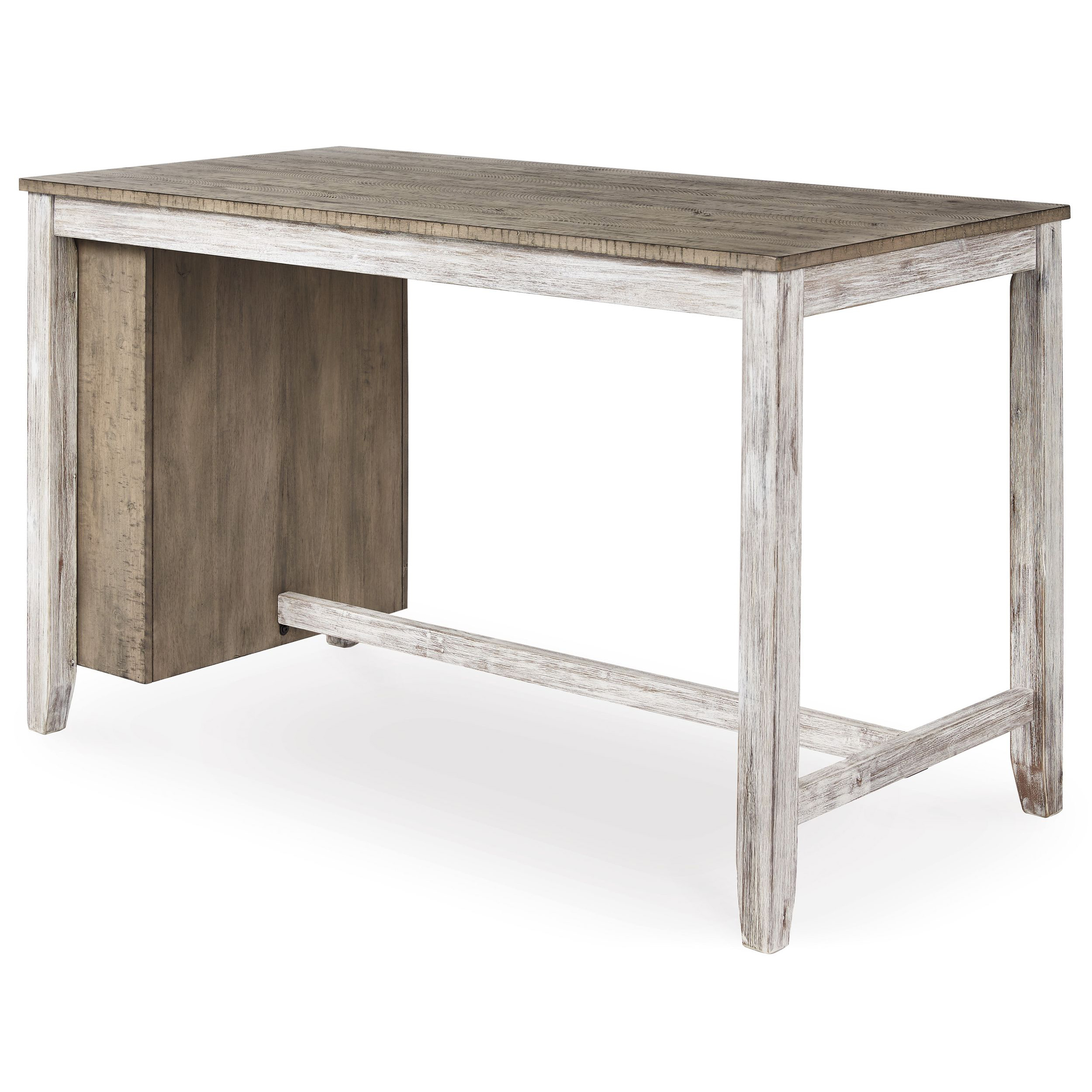 Skempton Counter Height Dining Table with Storage | White
