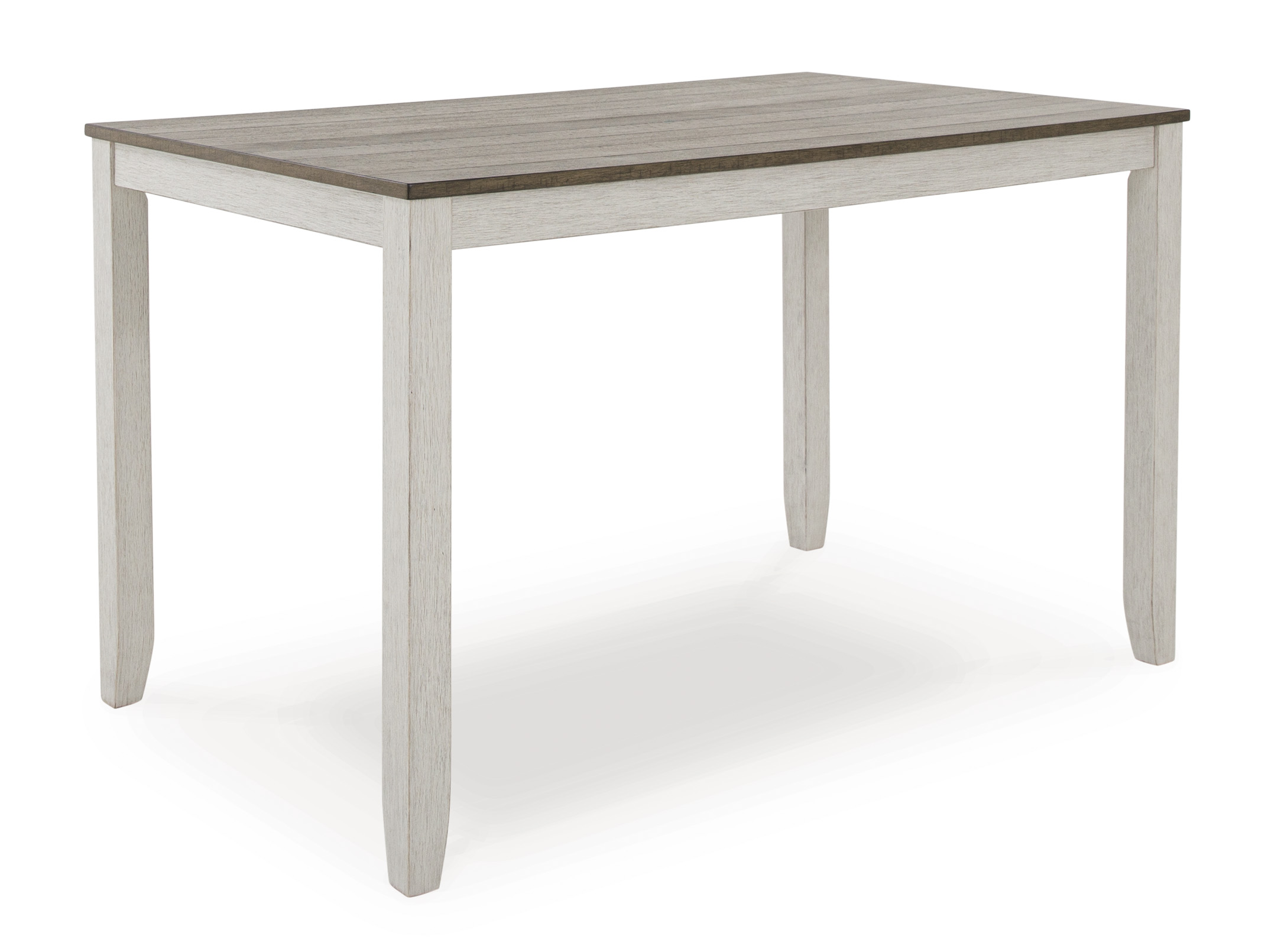 Skempton 7-Piece Counter Height Dining Set | White & Brown