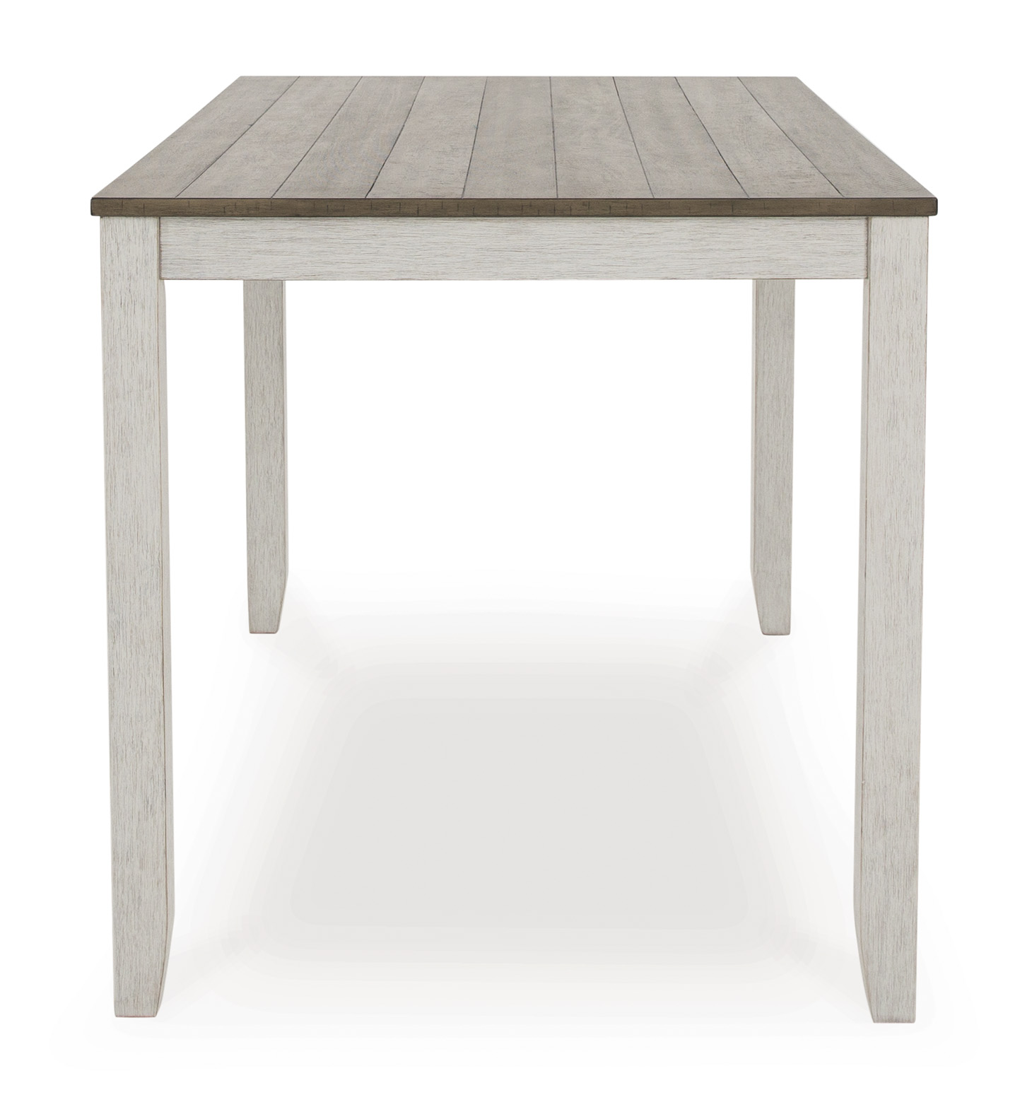 Skempton 7-Piece Counter Height Dining Set | White & Brown