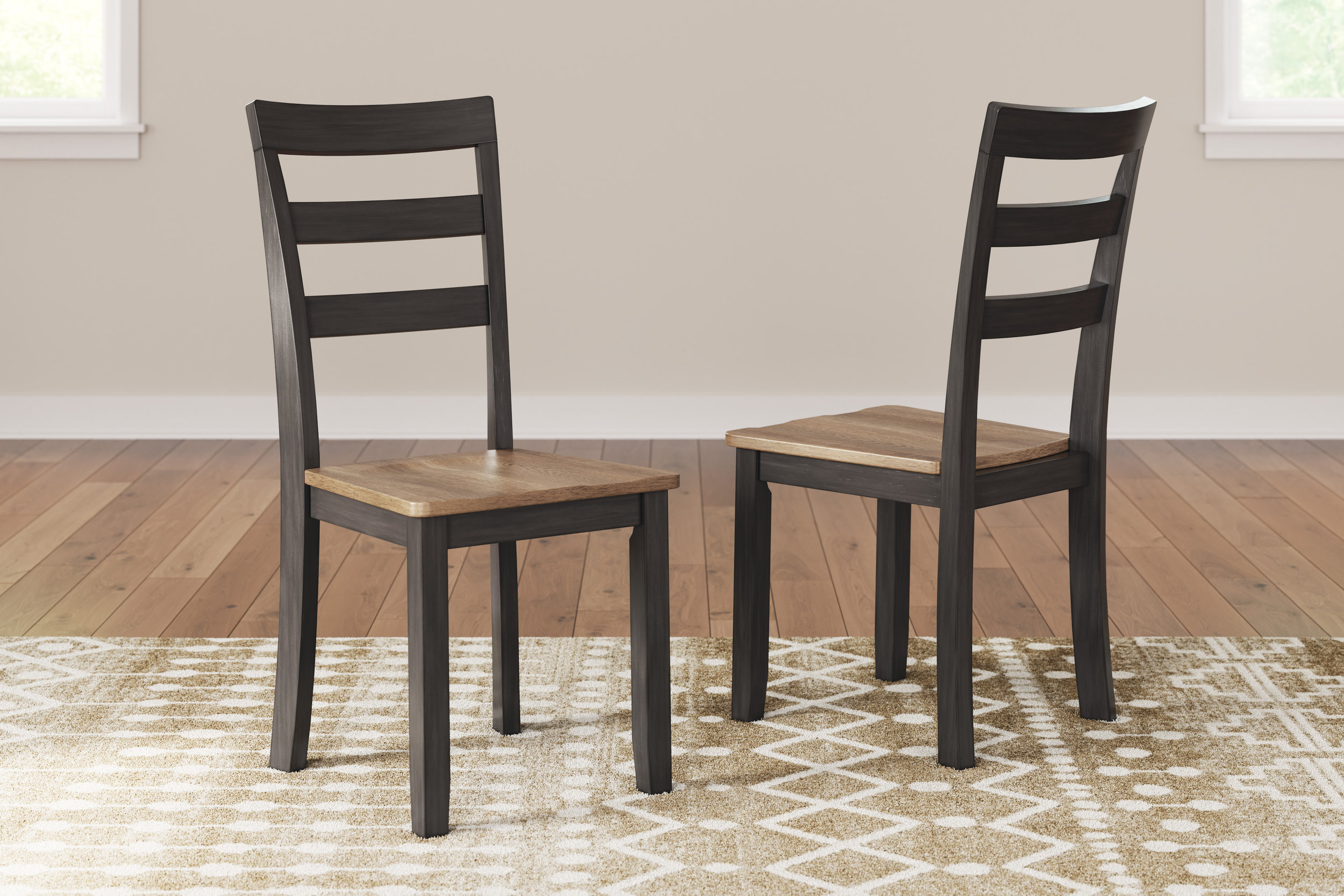 Gesthaven 6-Piece Dining Set - Natural Wood Table & Bench | Sohomod
