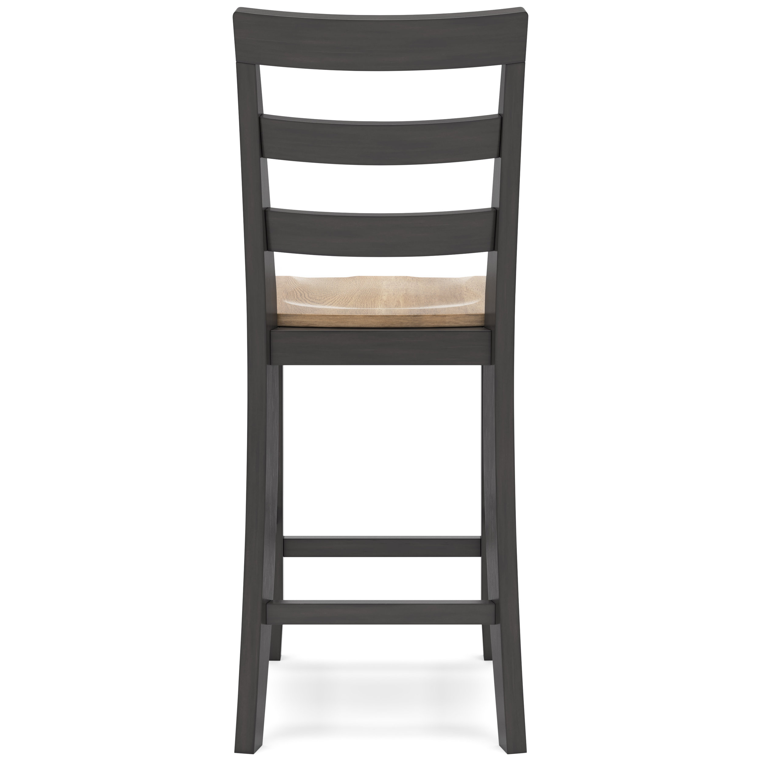 Gesthaven Wood Barstool Set of 2 - White & Natural | Sohomod