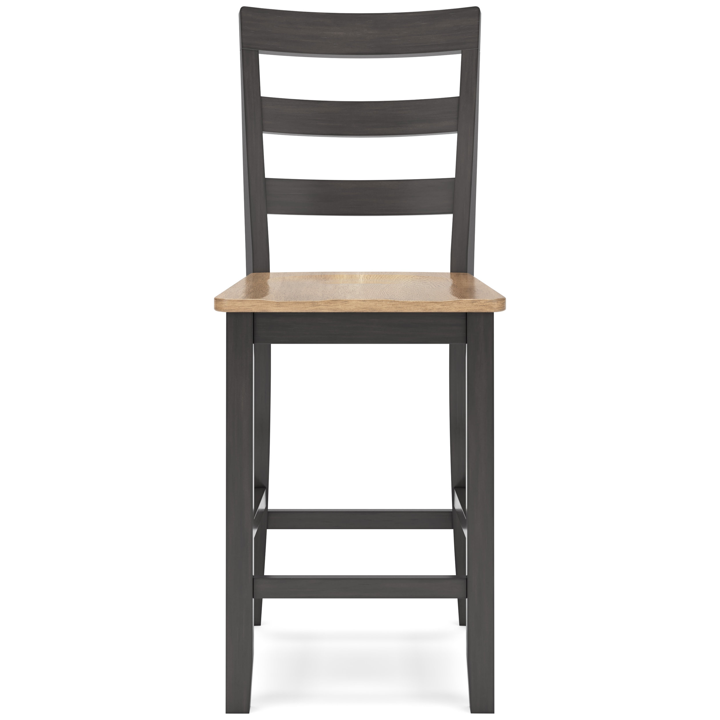 Gesthaven Wood Barstool Set of 2 - White & Natural | Sohomod