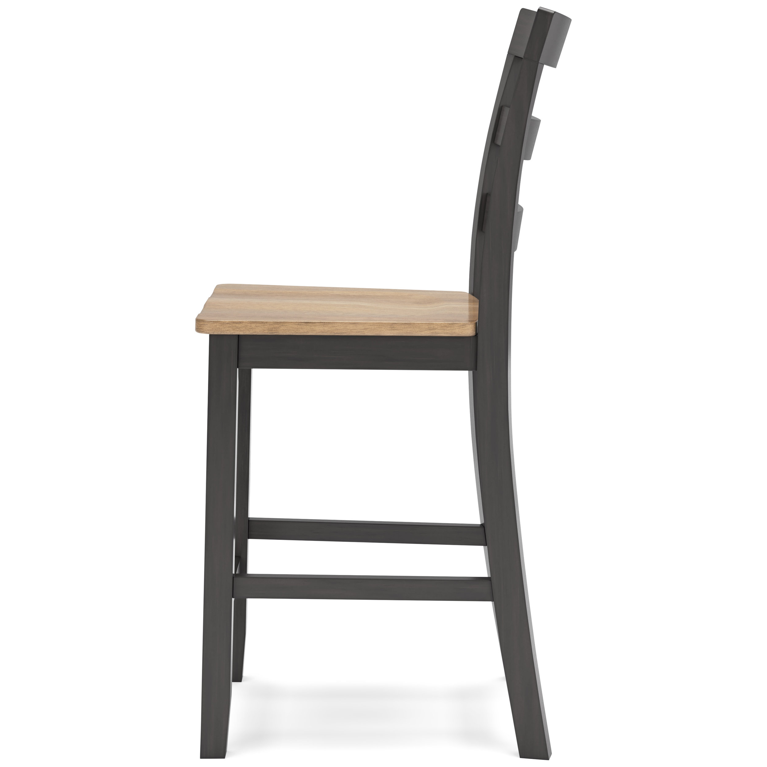 Gesthaven Wood Barstool Set of 2 - White & Natural | Sohomod
