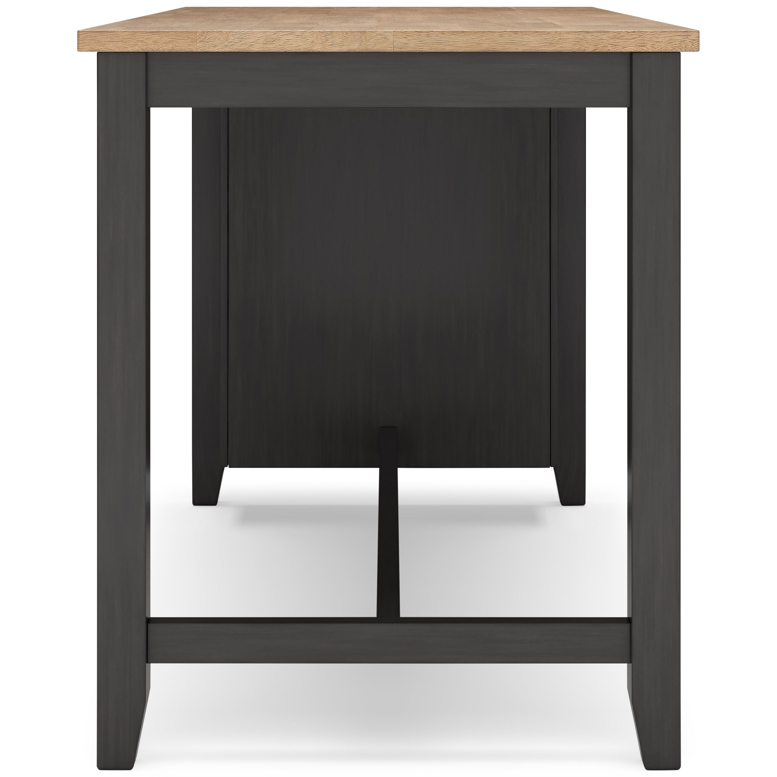 Gesthaven Counter Height Dining Table with Storage | Brown