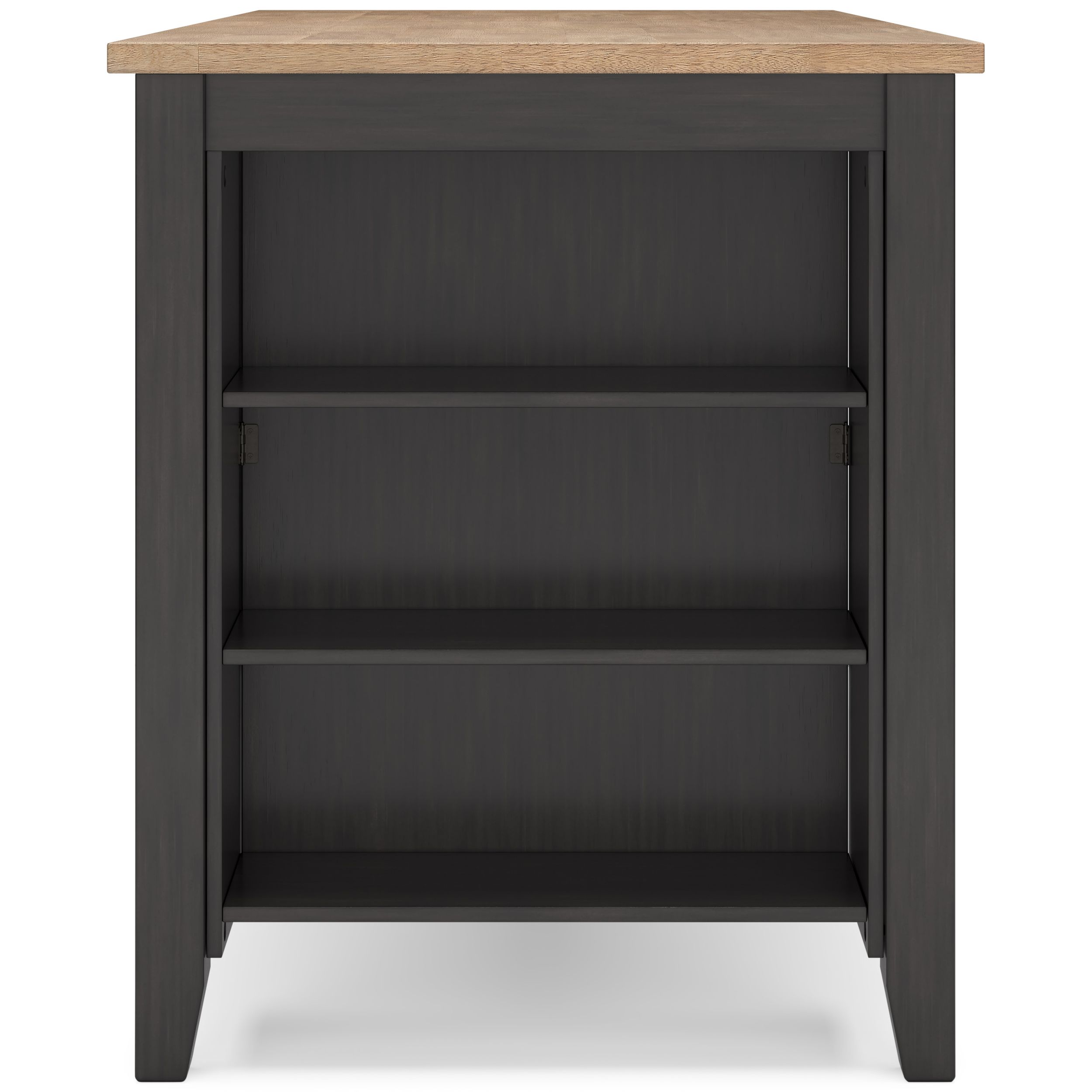Gesthaven Counter Height Dining Table with Storage | Brown