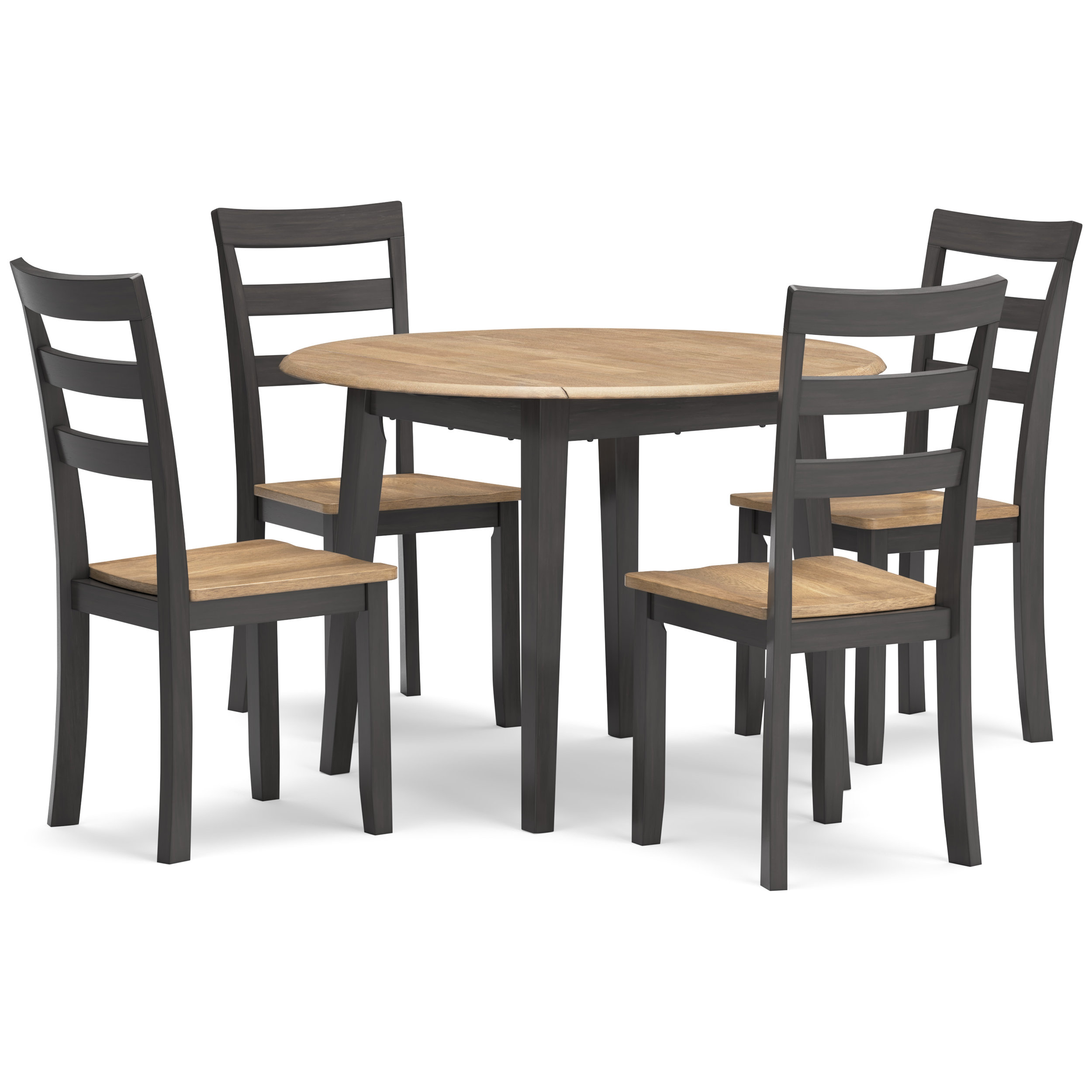 Gesthaven Wood Dining Side Chairs (Set of 2) | Modern Minimalist