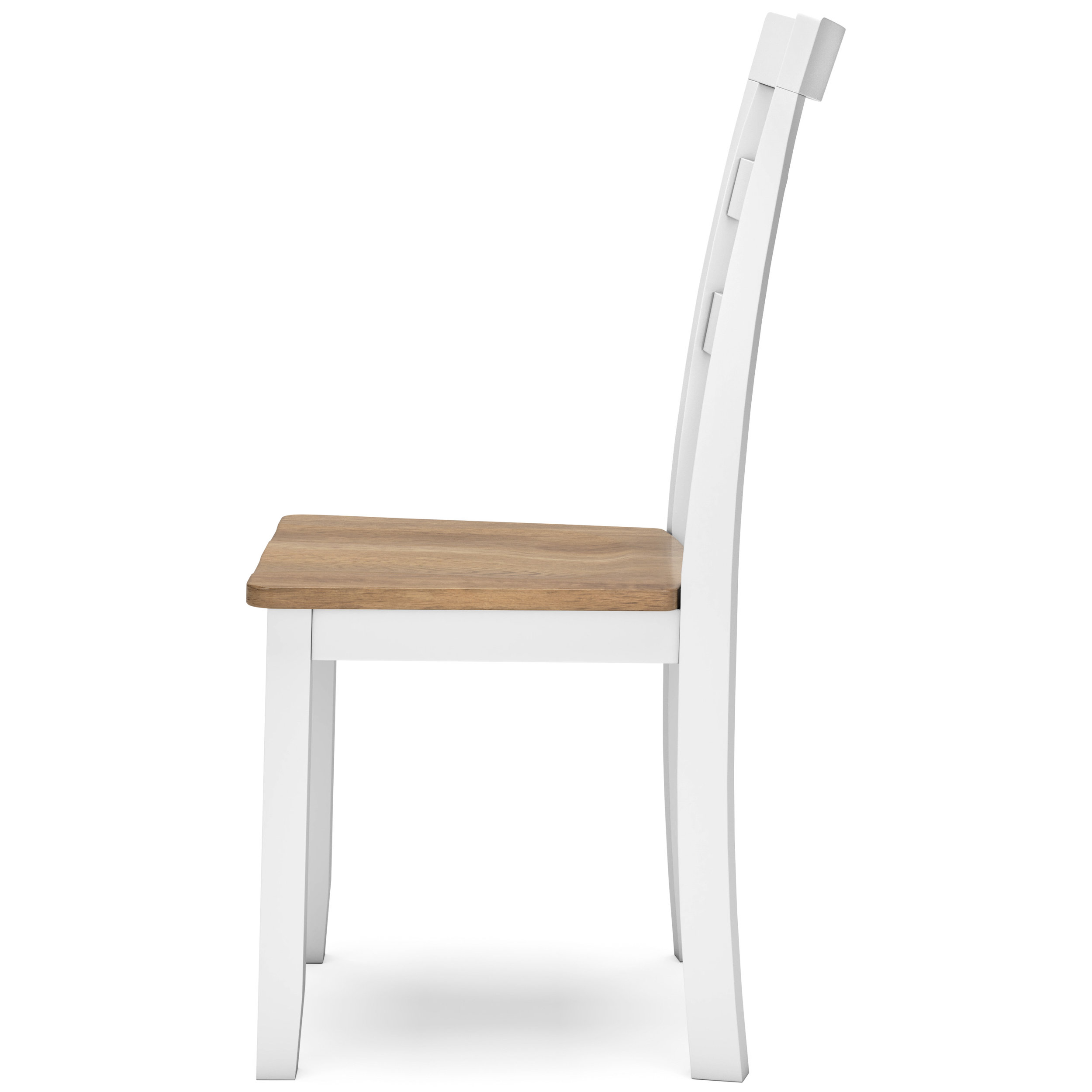 Gesthaven Dining Side Chair | Natural Mango Wood & White