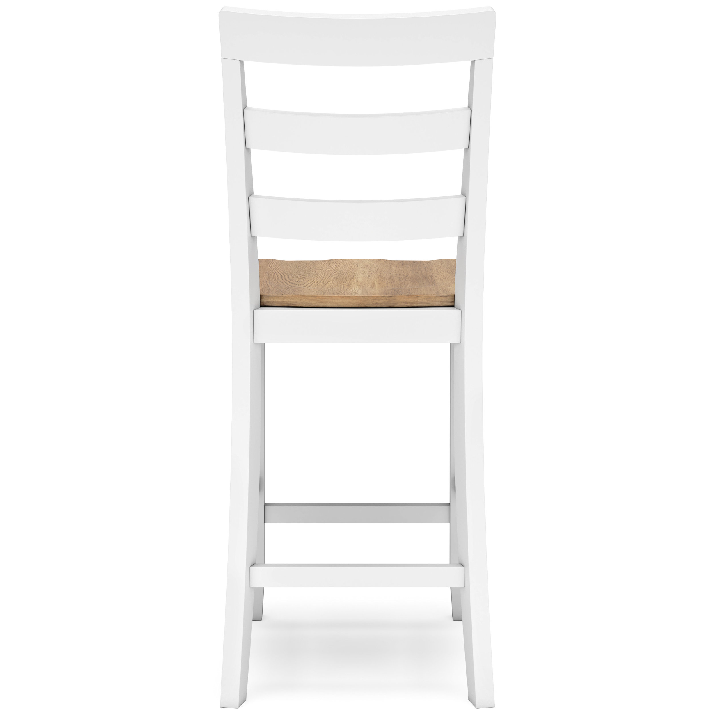 Gesthaven Natural & White Wood Counter Height Stool