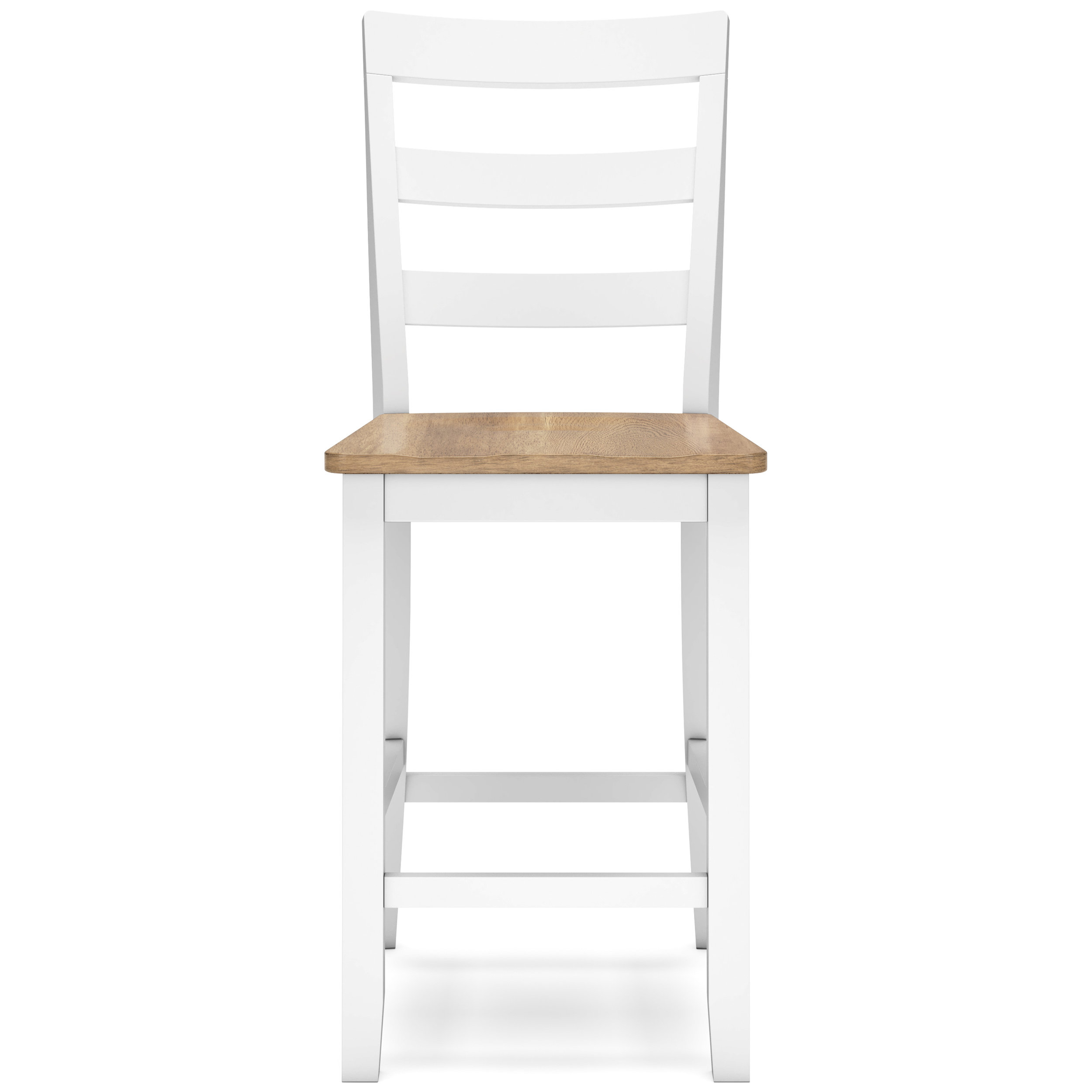 Gesthaven Natural & White Wood Counter Height Stool