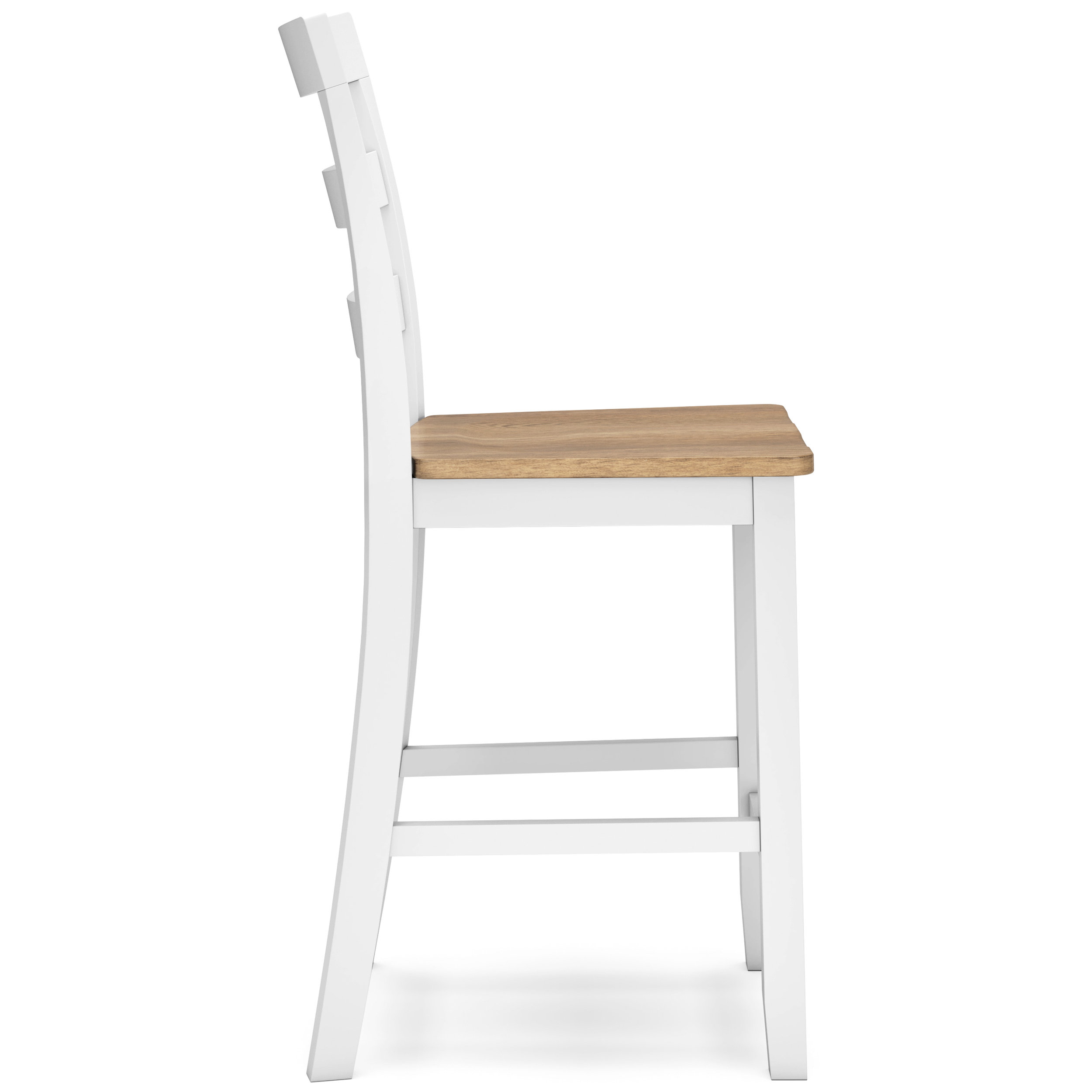 Gesthaven Natural & White Wood Counter Height Stool