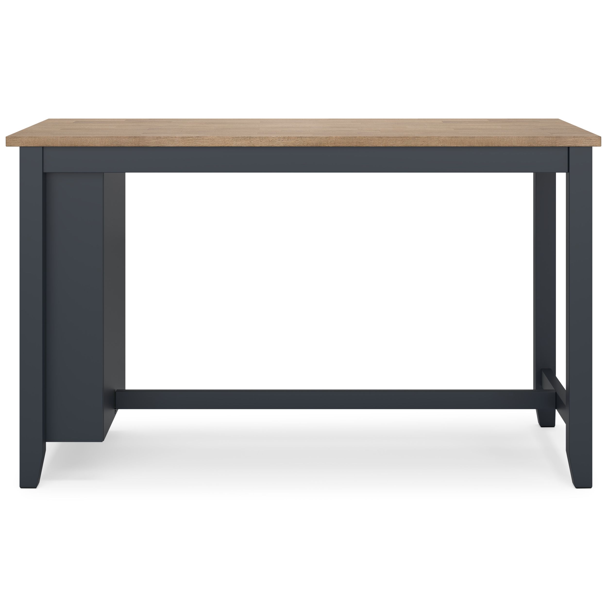 Gesthaven Rectangular Wood Counter Height Table with Storage