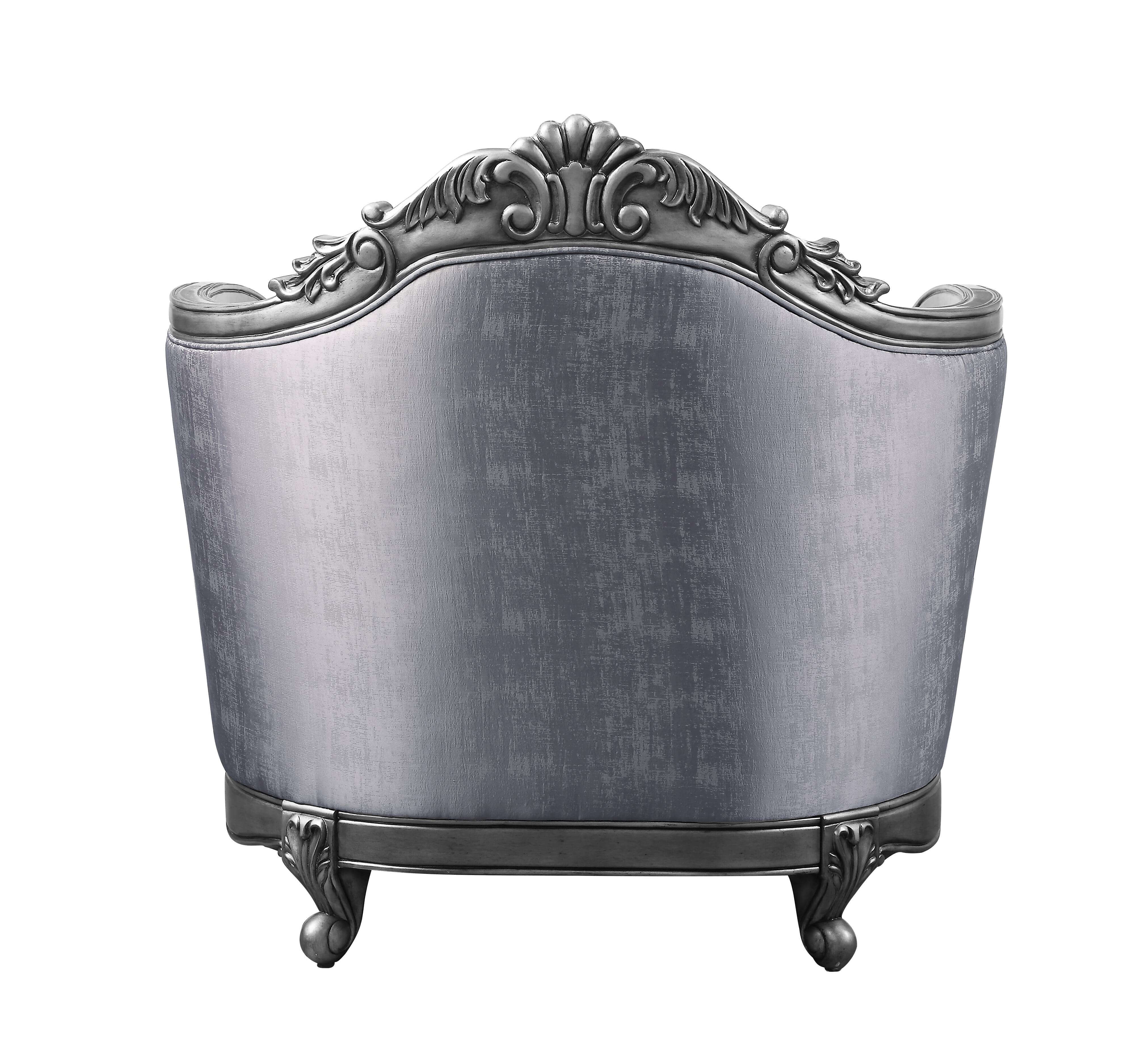 Ariadne Fabric Tufted Chair w/Pillow