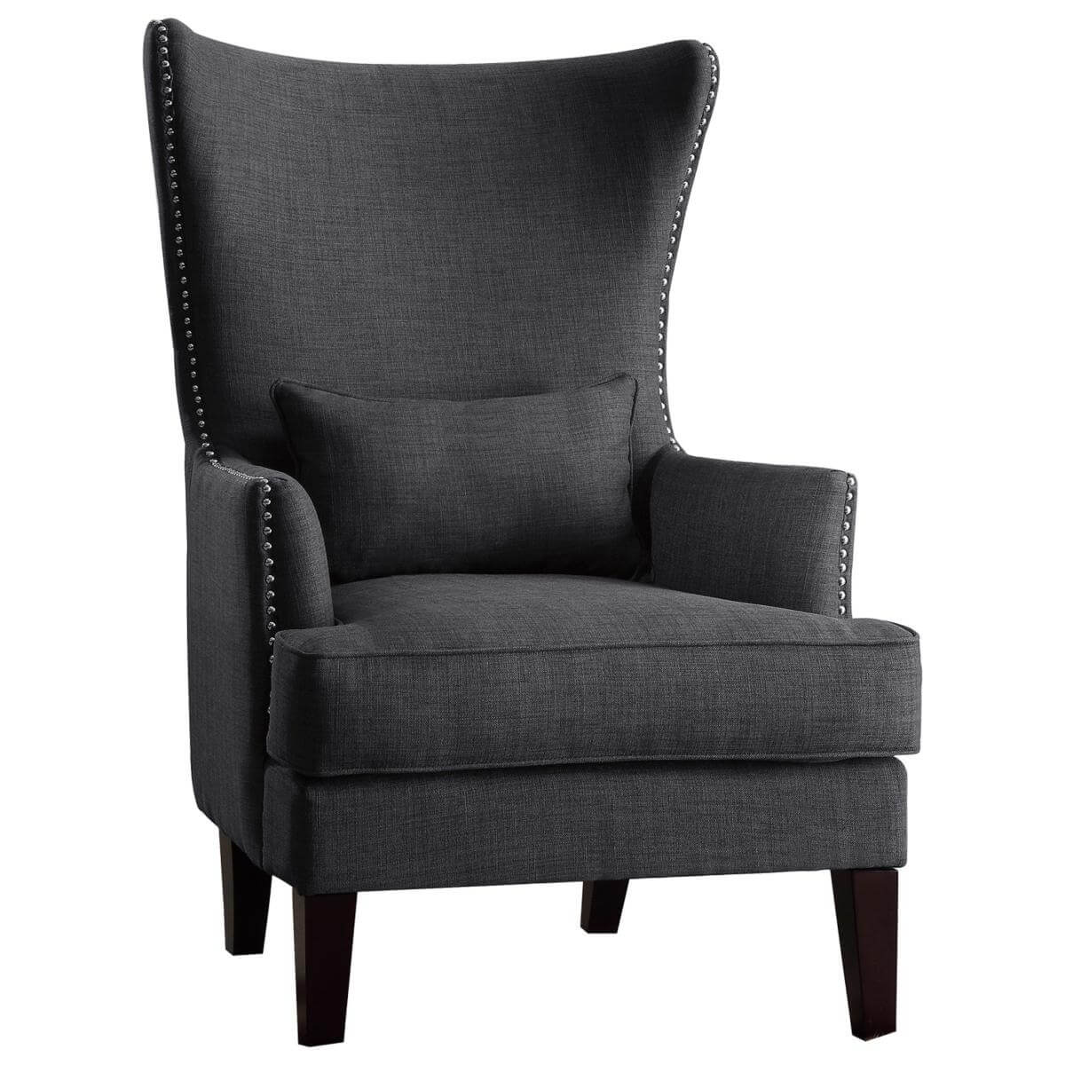 Avina Fabric Accent Chair w/ Kidney Pillow by Homelegance
