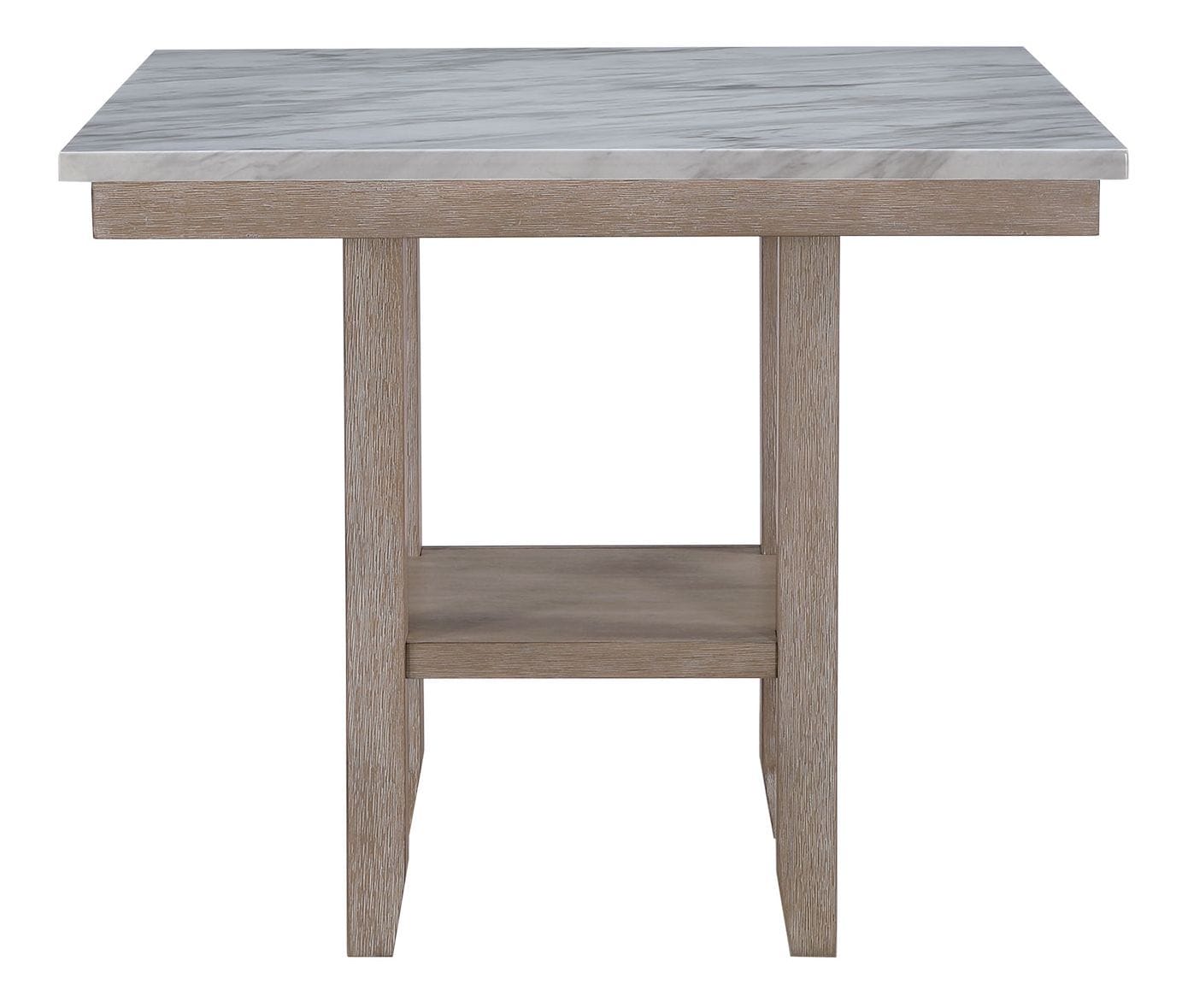 D4010 Faux Marble/Wood Sqaure Bar Table