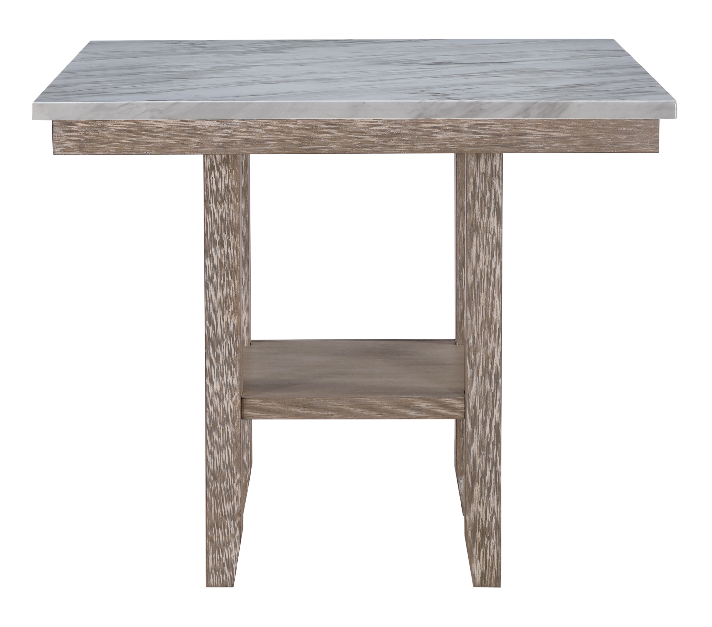 D4010 Faux Marble Square Bar Set with D1622 Barstools