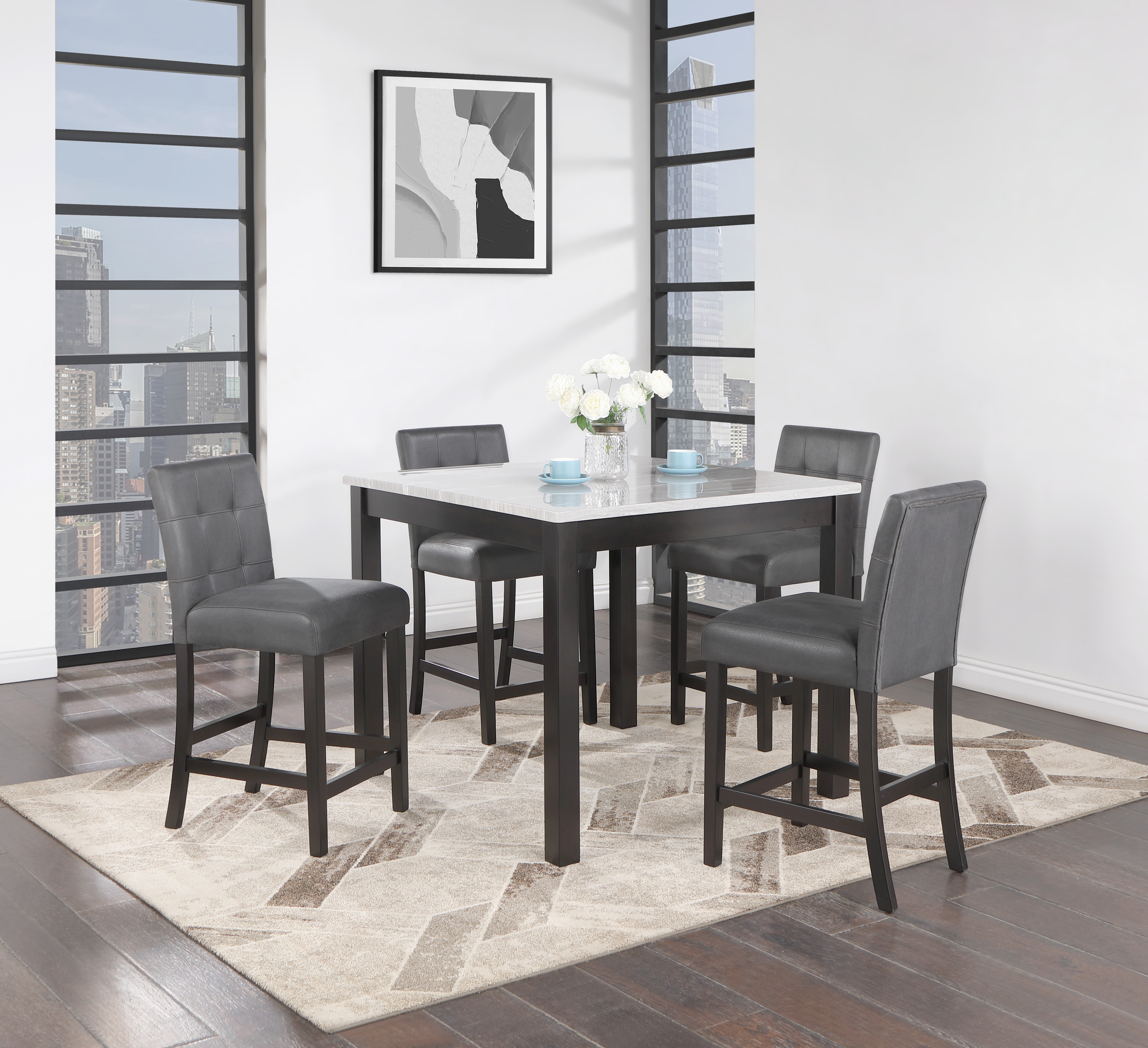 D4052 5-Piece Bar Table Set