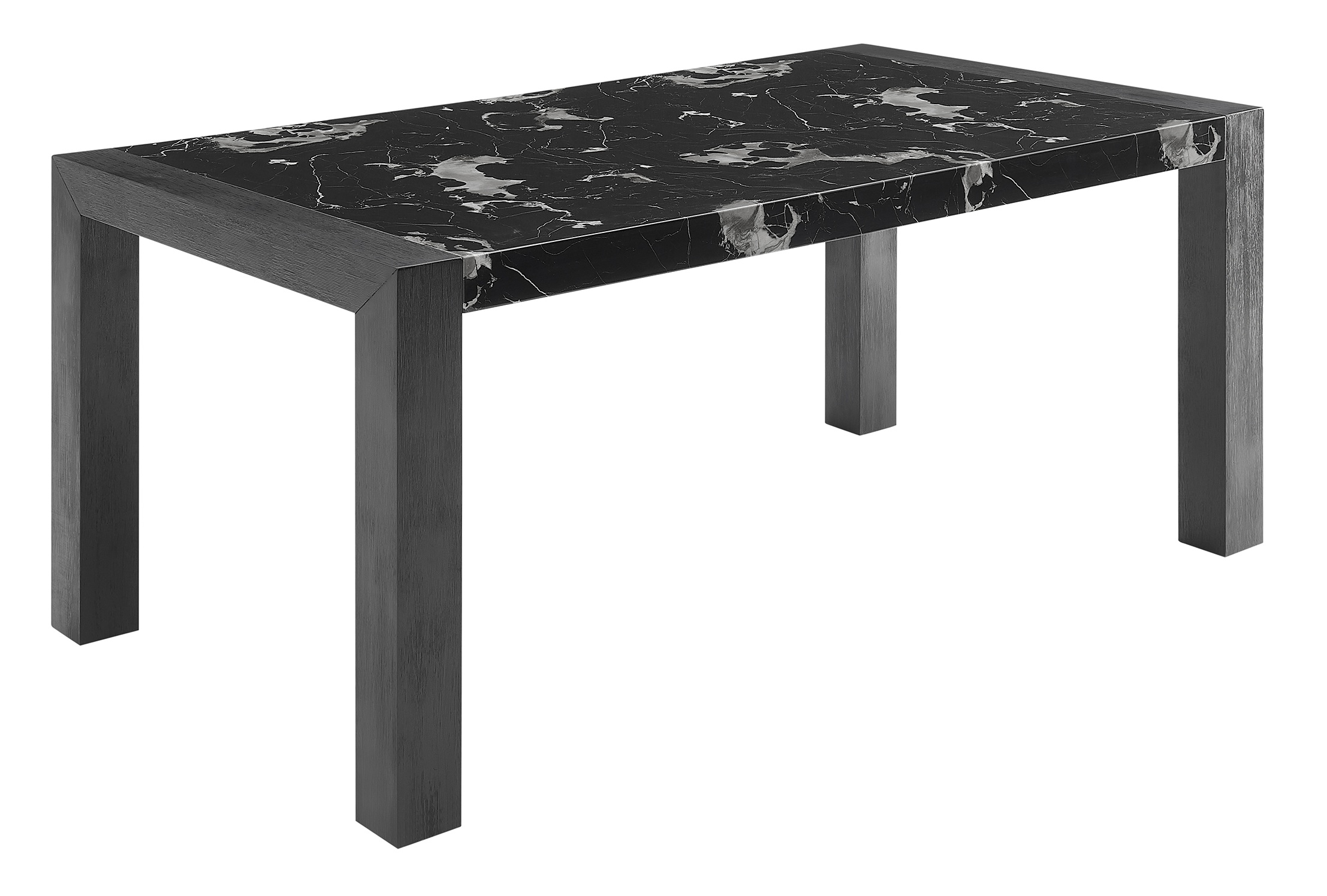 D4088DT Faux Marble Rectangular Dining Set with D87 Chairs