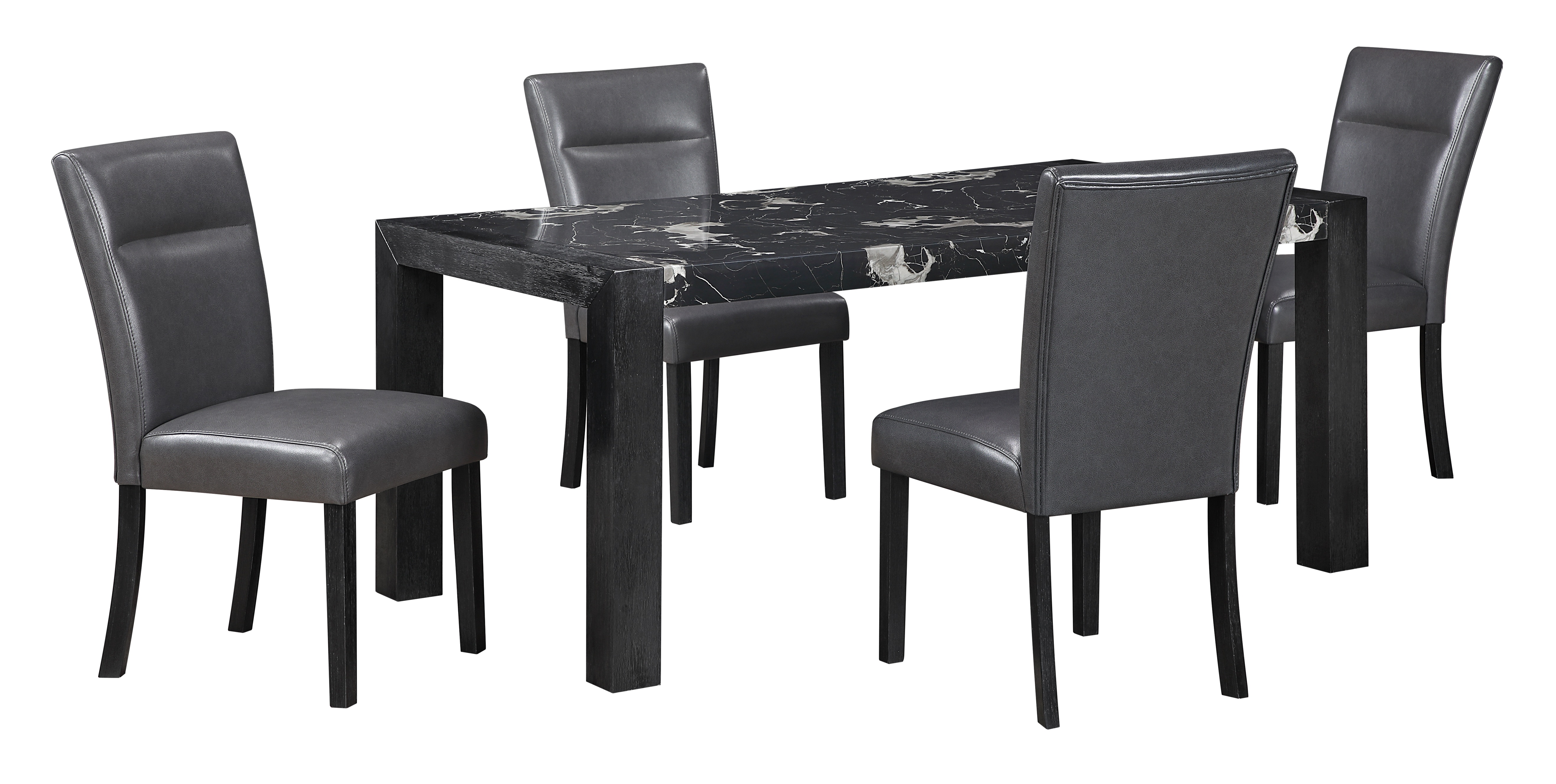 D87DC Leatherette Dining Chair