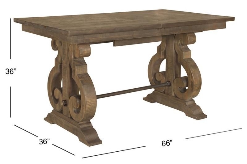 SM Willoughby Wood Extendable Dining Counter Set