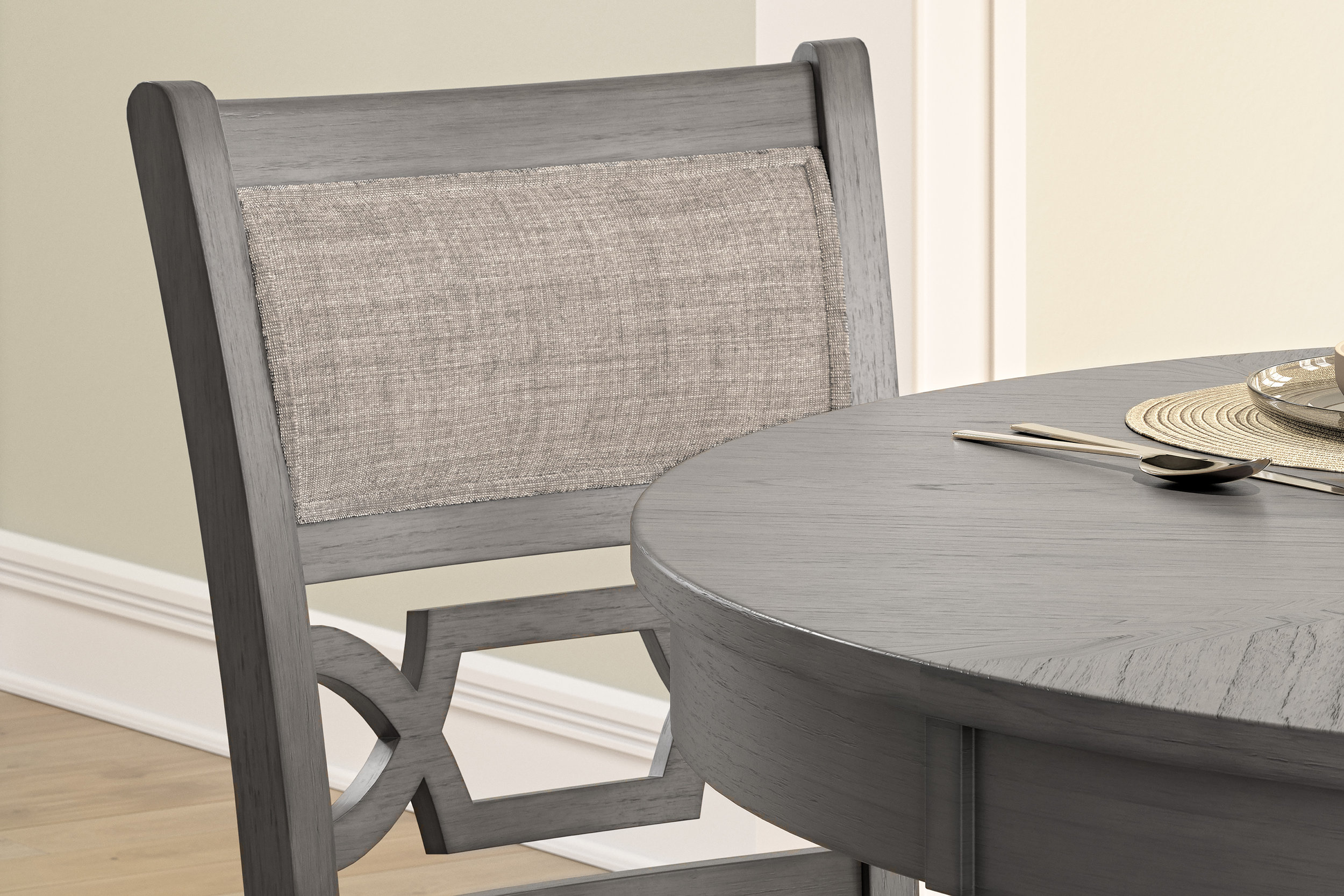 Wrenning 5-Piece Counter Height Dining Set | Gray