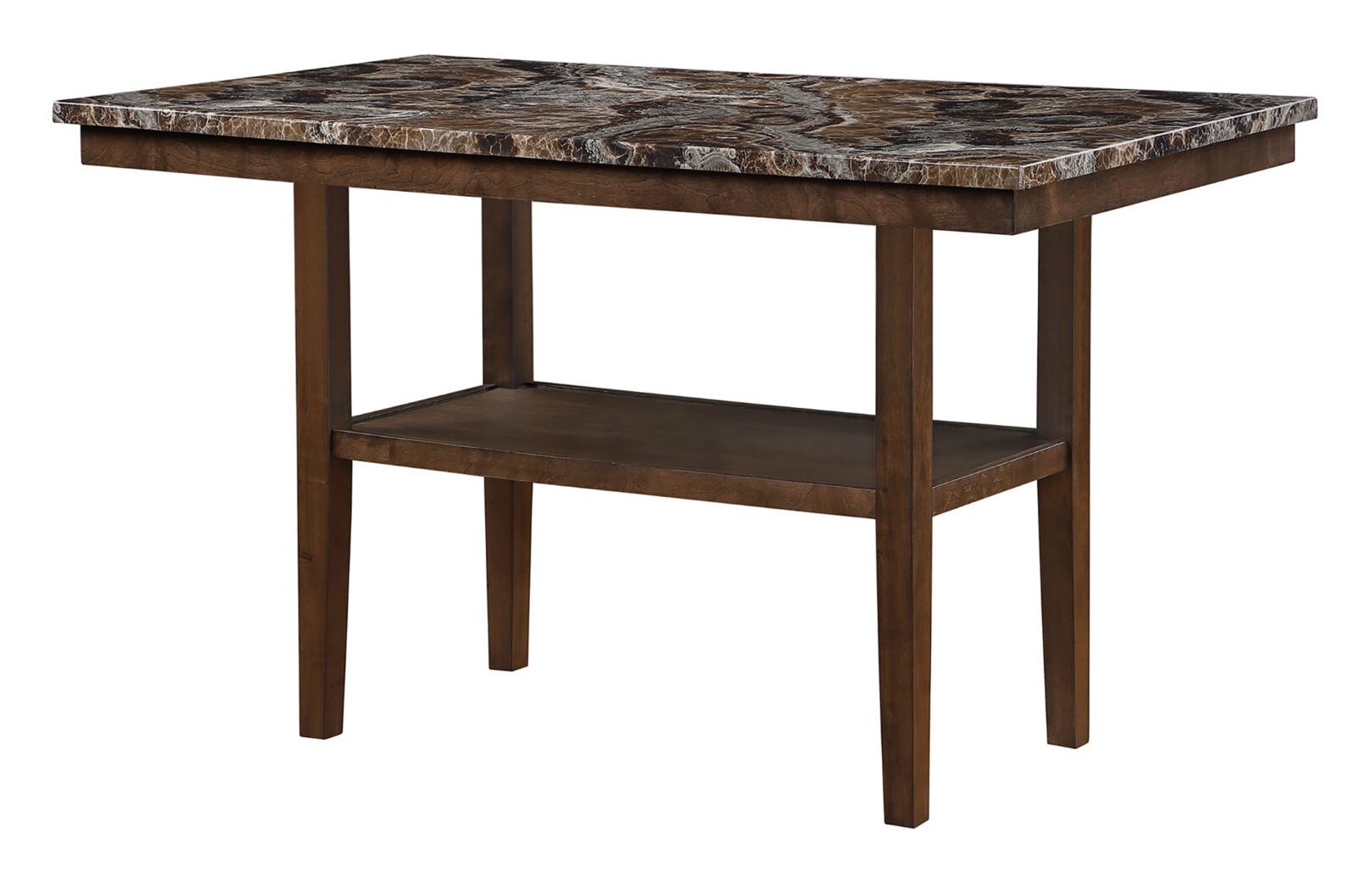 D4355 Faux Marble Bar Table Set