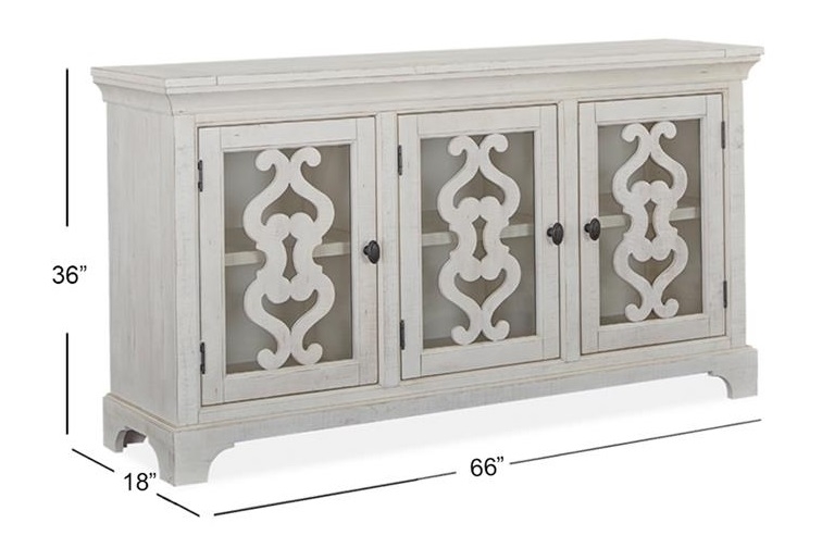 SM Bronwyn Wood Server w/3 Doors