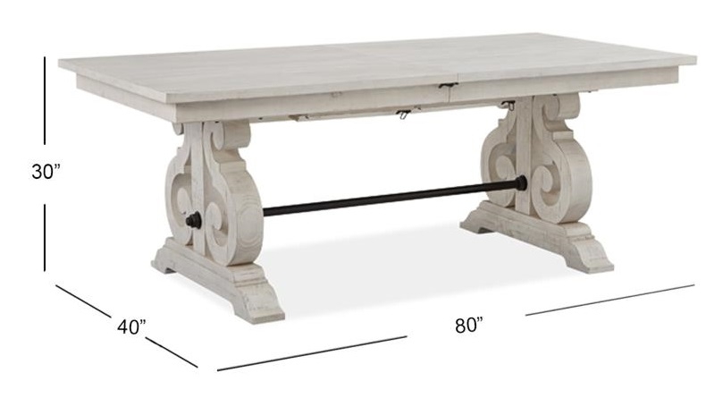 SM Bronwyn Wood Extendable Dining Table