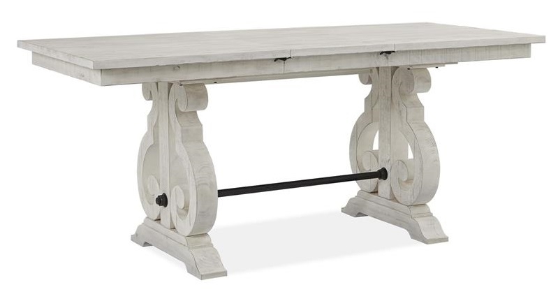 SM Bronwyn Wood Extendable Counter Height Dining Room Set